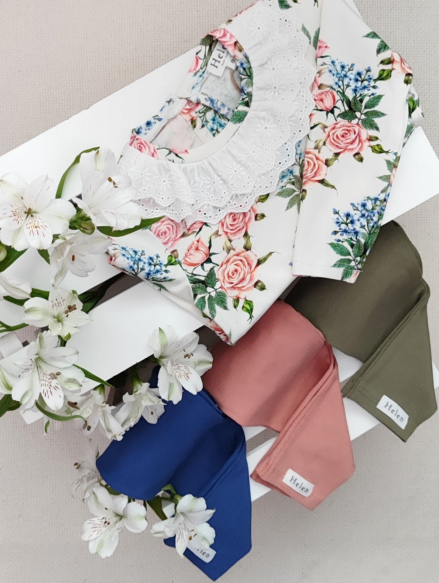Flora long sleeve tops