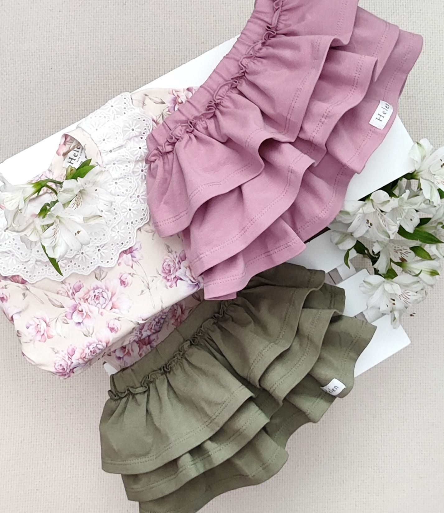 Flora long sleeve tops