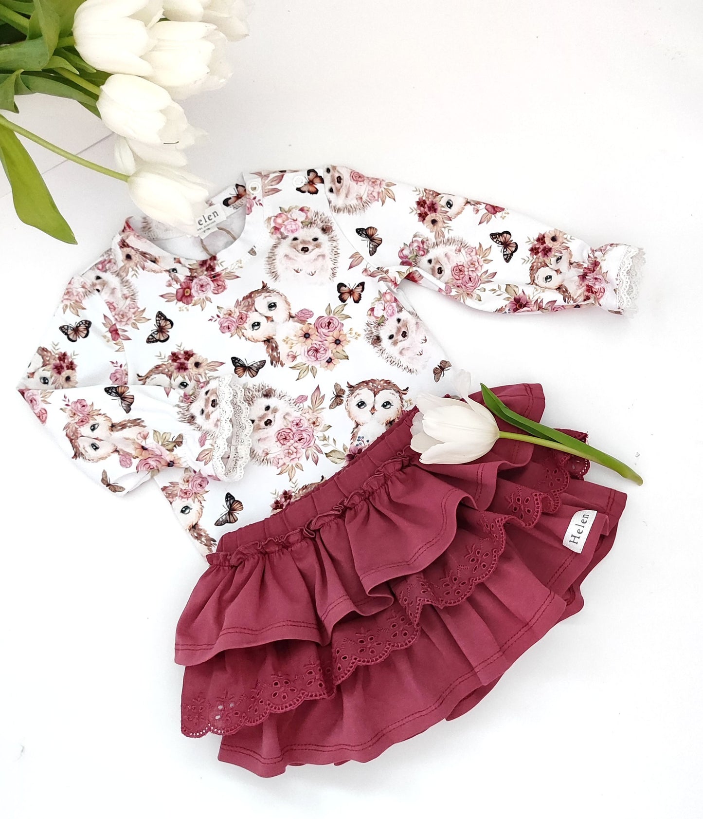 Ruffled bloomers