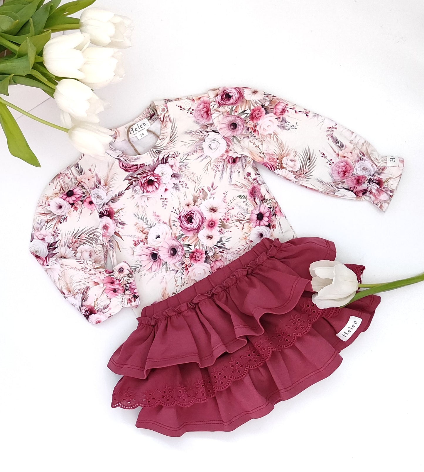 Ruffled skirt