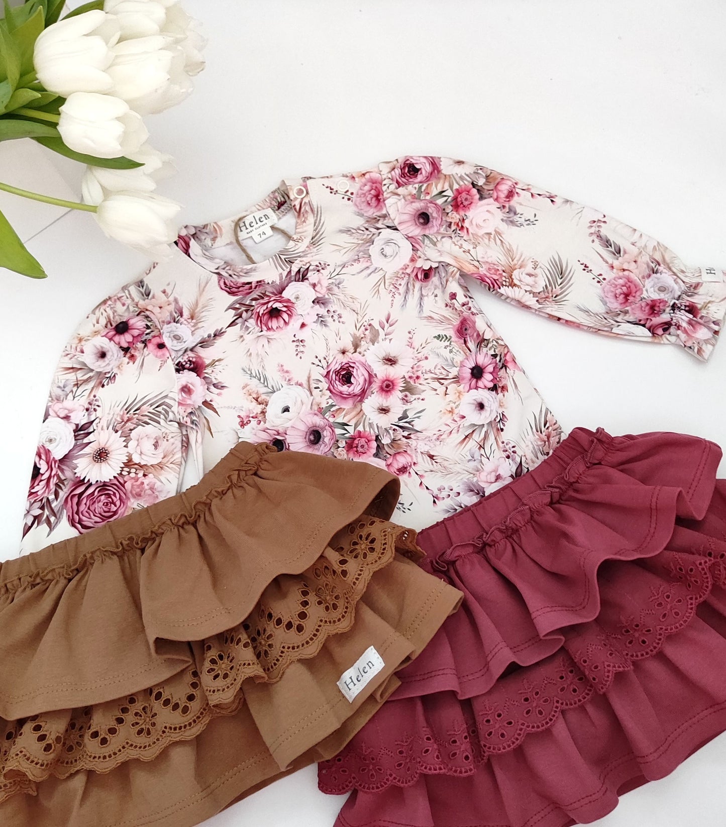 Ruffled skirt