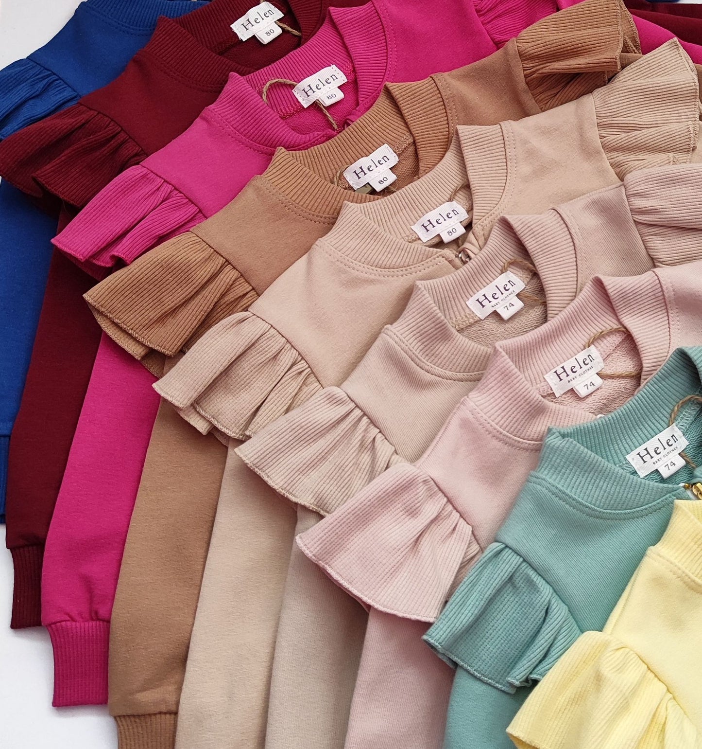 Zip-up cotton sweatshirt