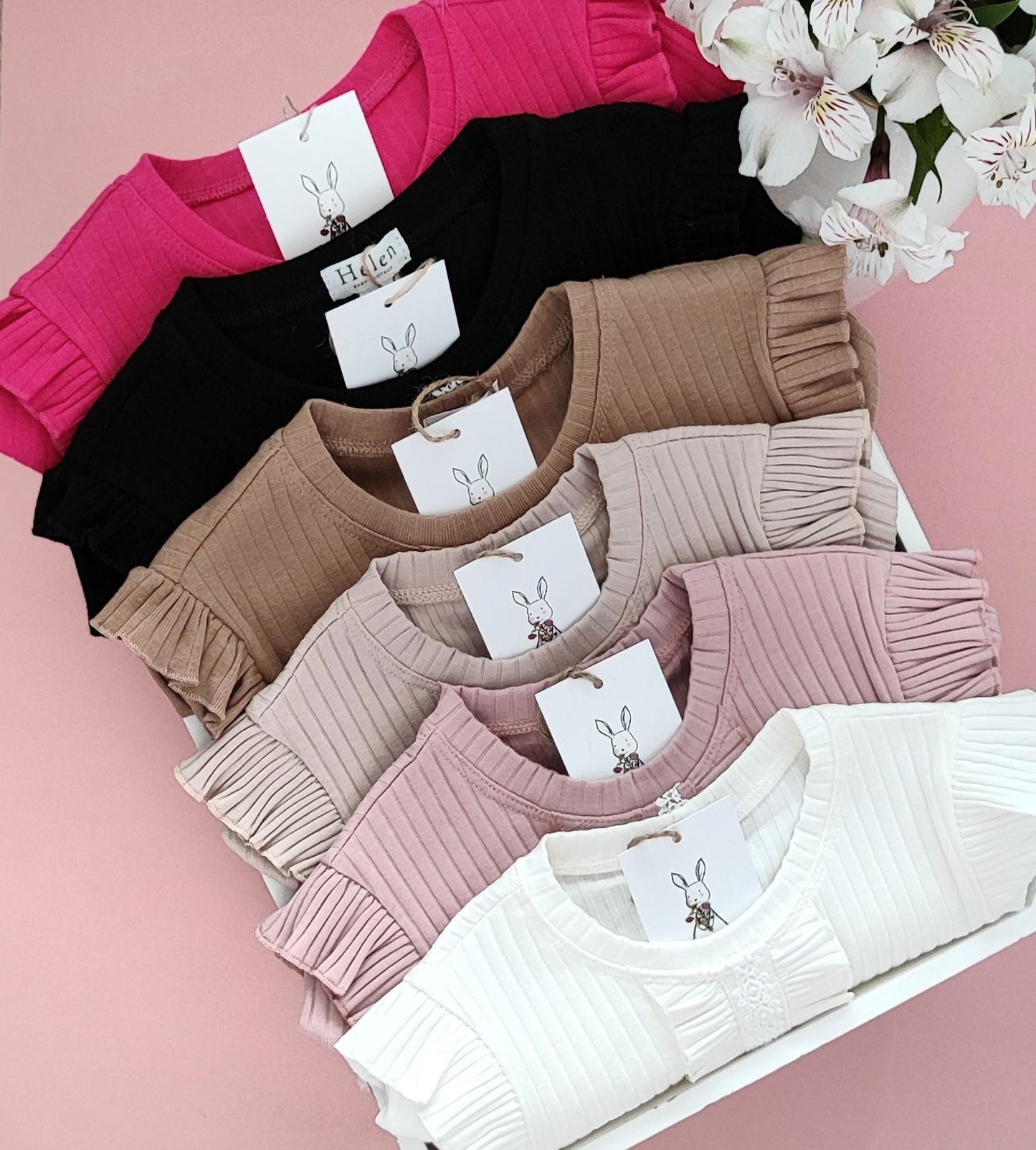 Ribbed cotton top