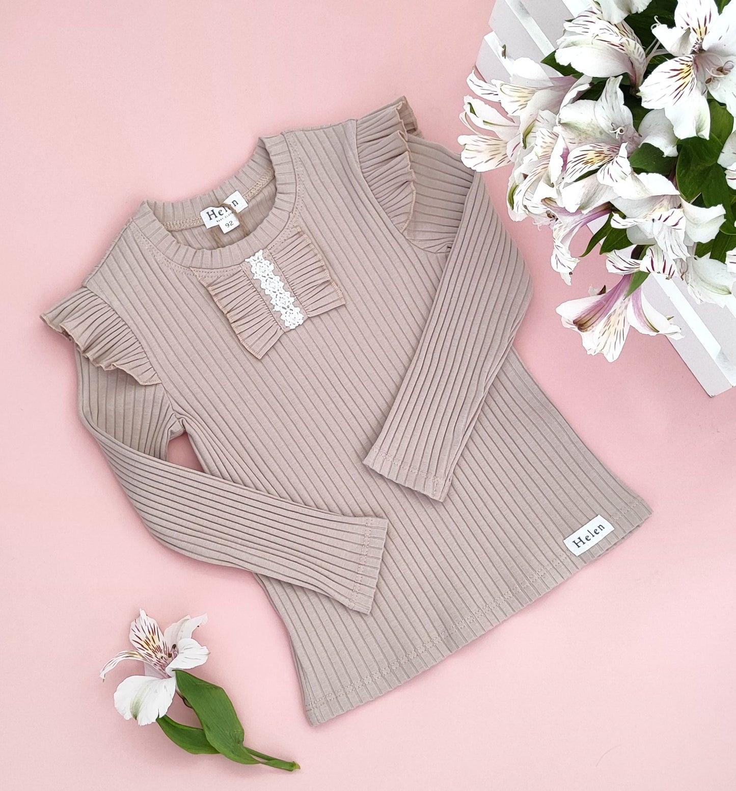 Ribbed cotton top