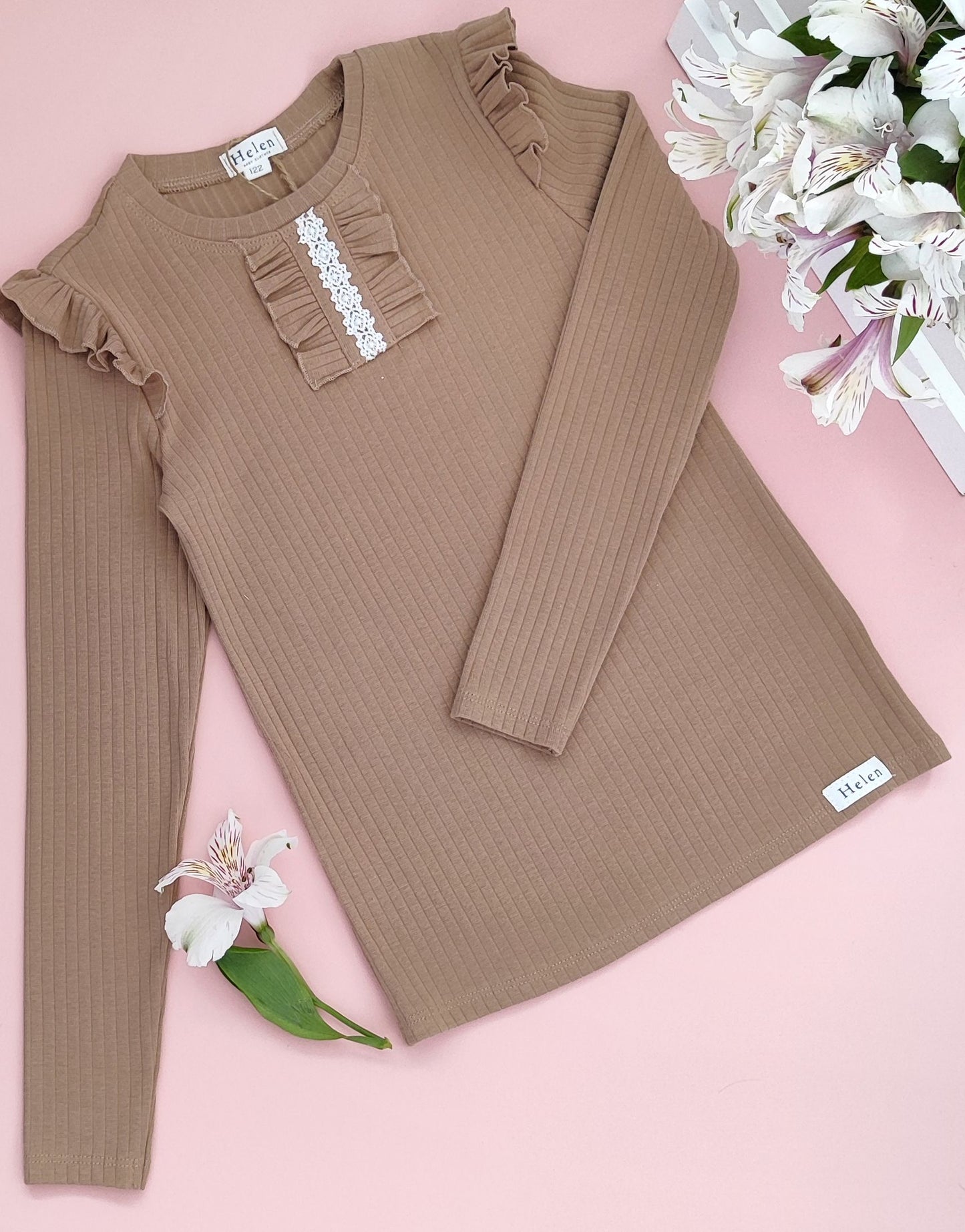 Ribbed cotton top