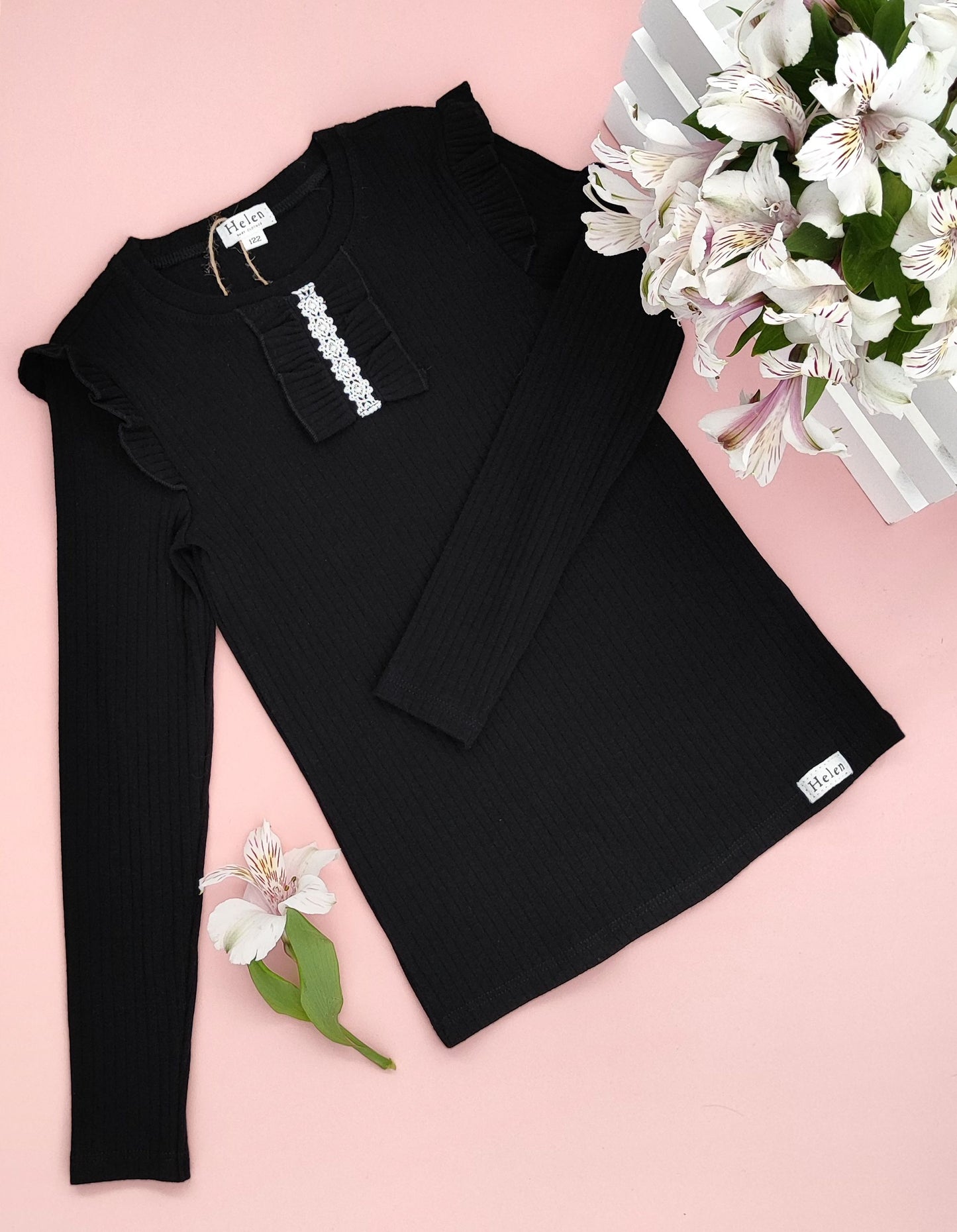 Ribbed cotton top