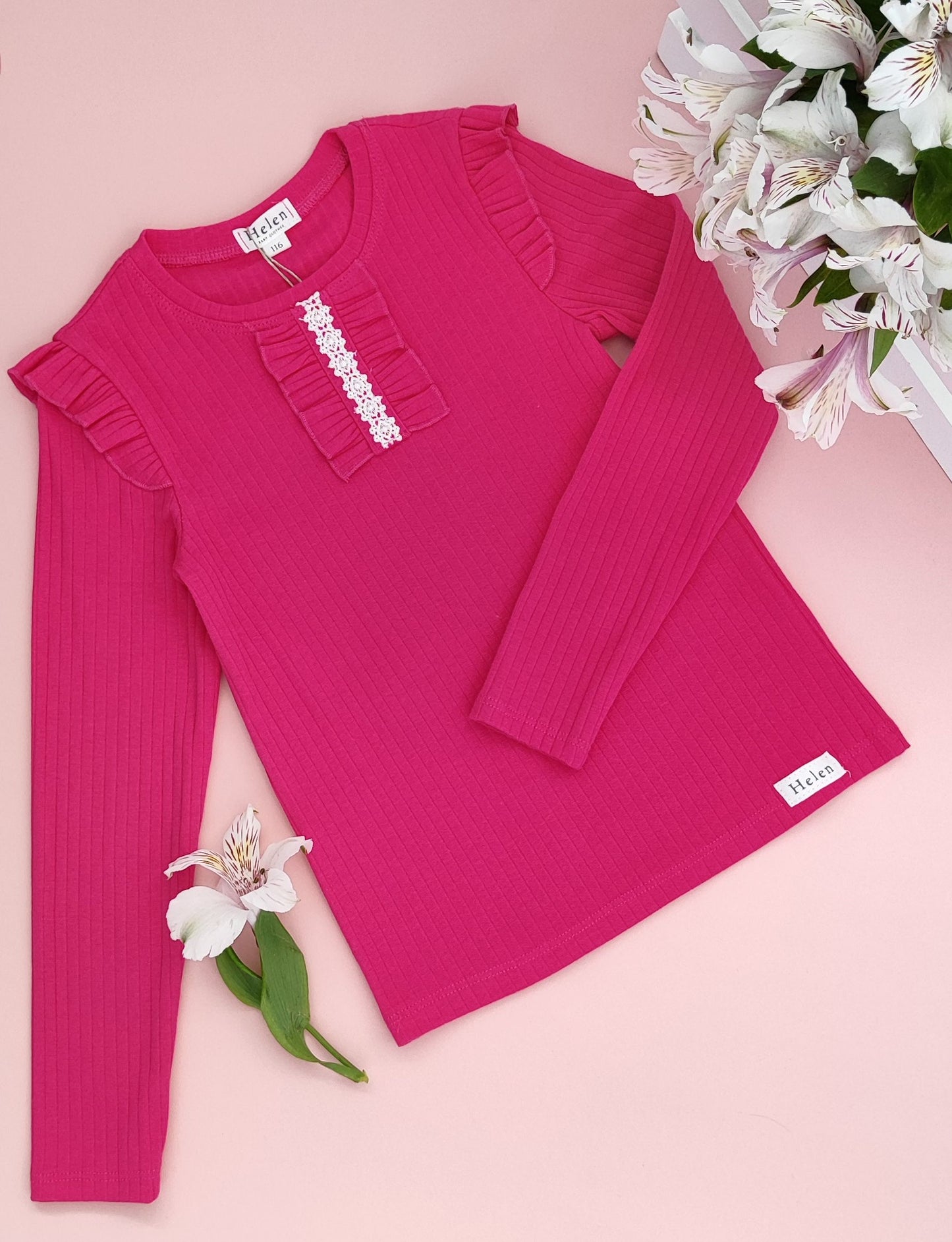 Ribbed cotton top