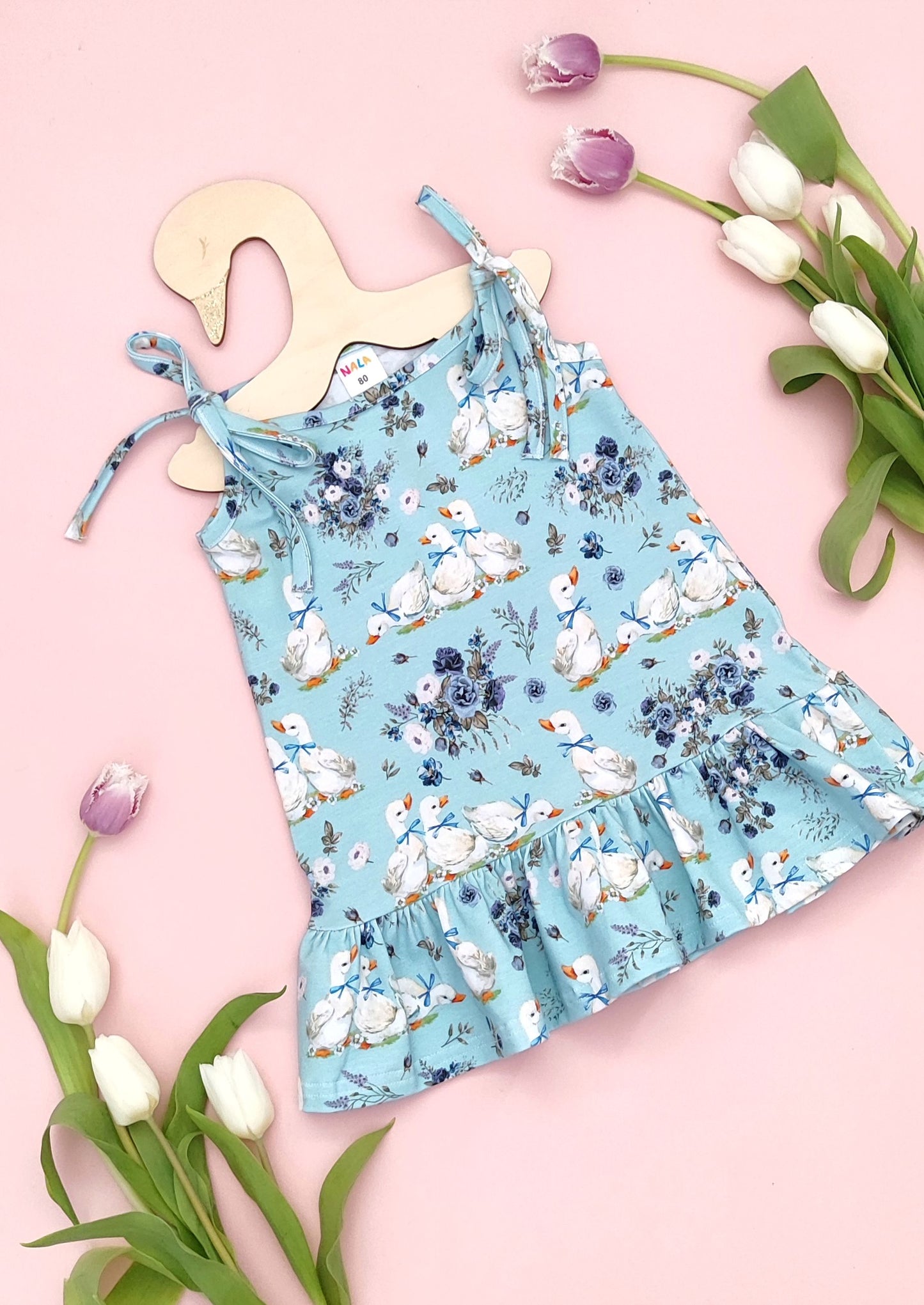 Cute geese summer dress