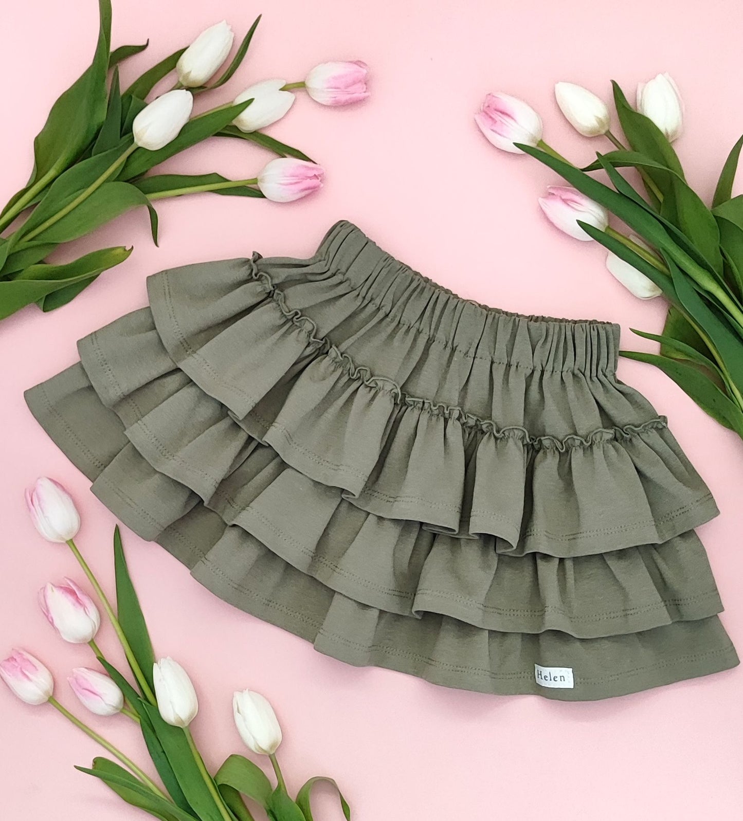 Ruffled skirt