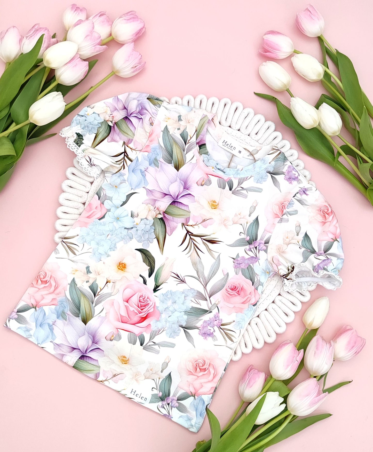 Rainbow garden top