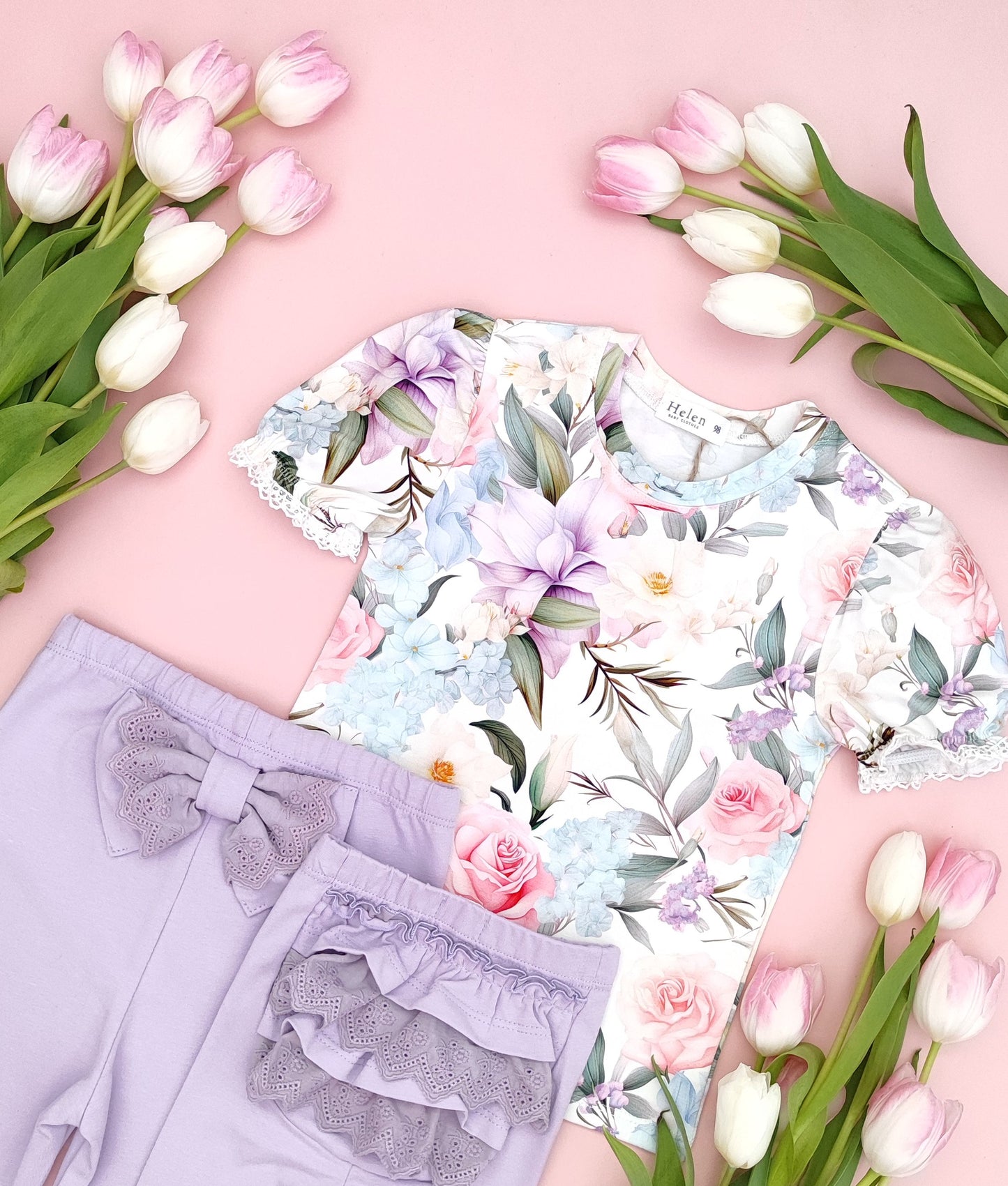Rainbow garden top
