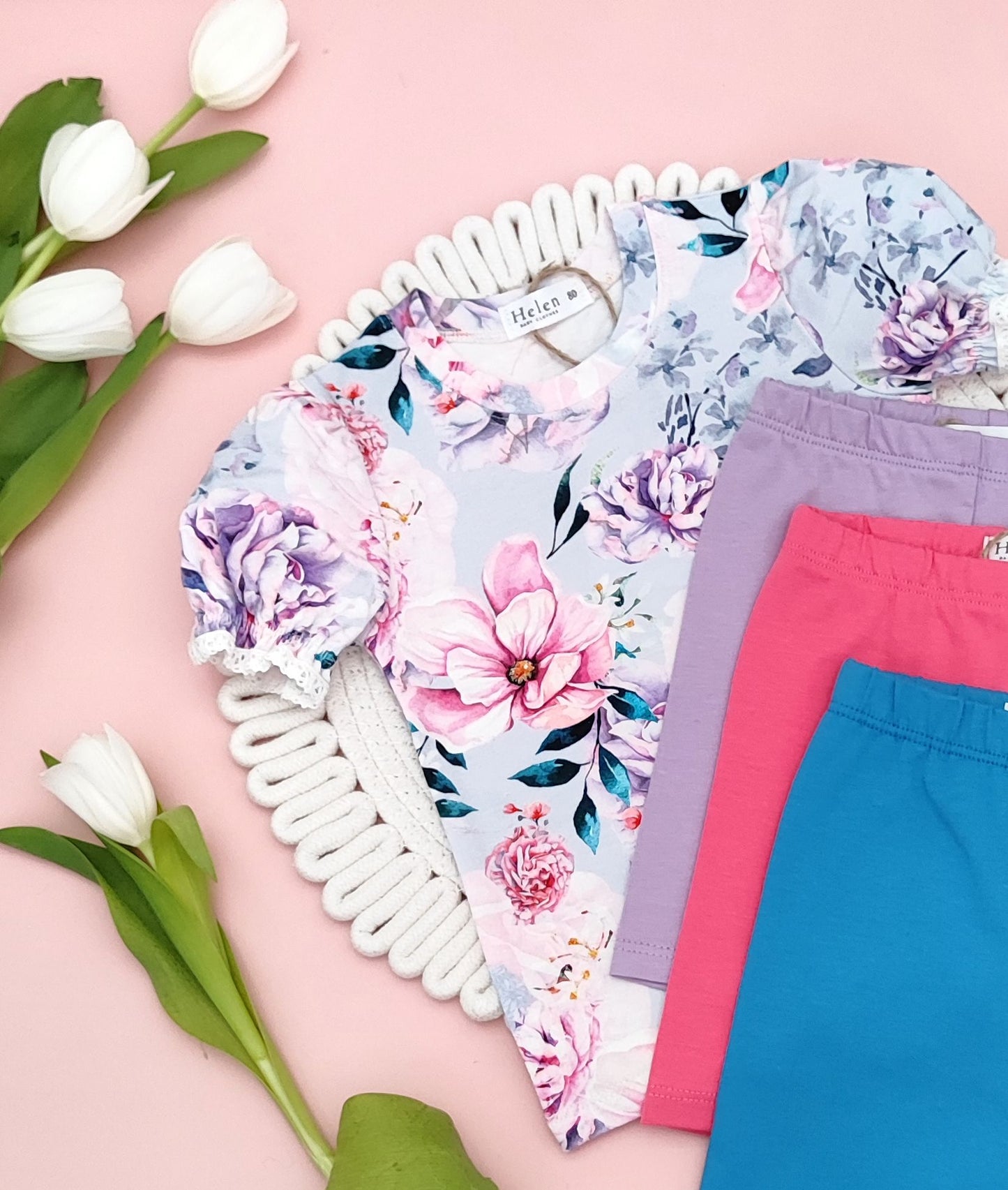 Blue watercolour top