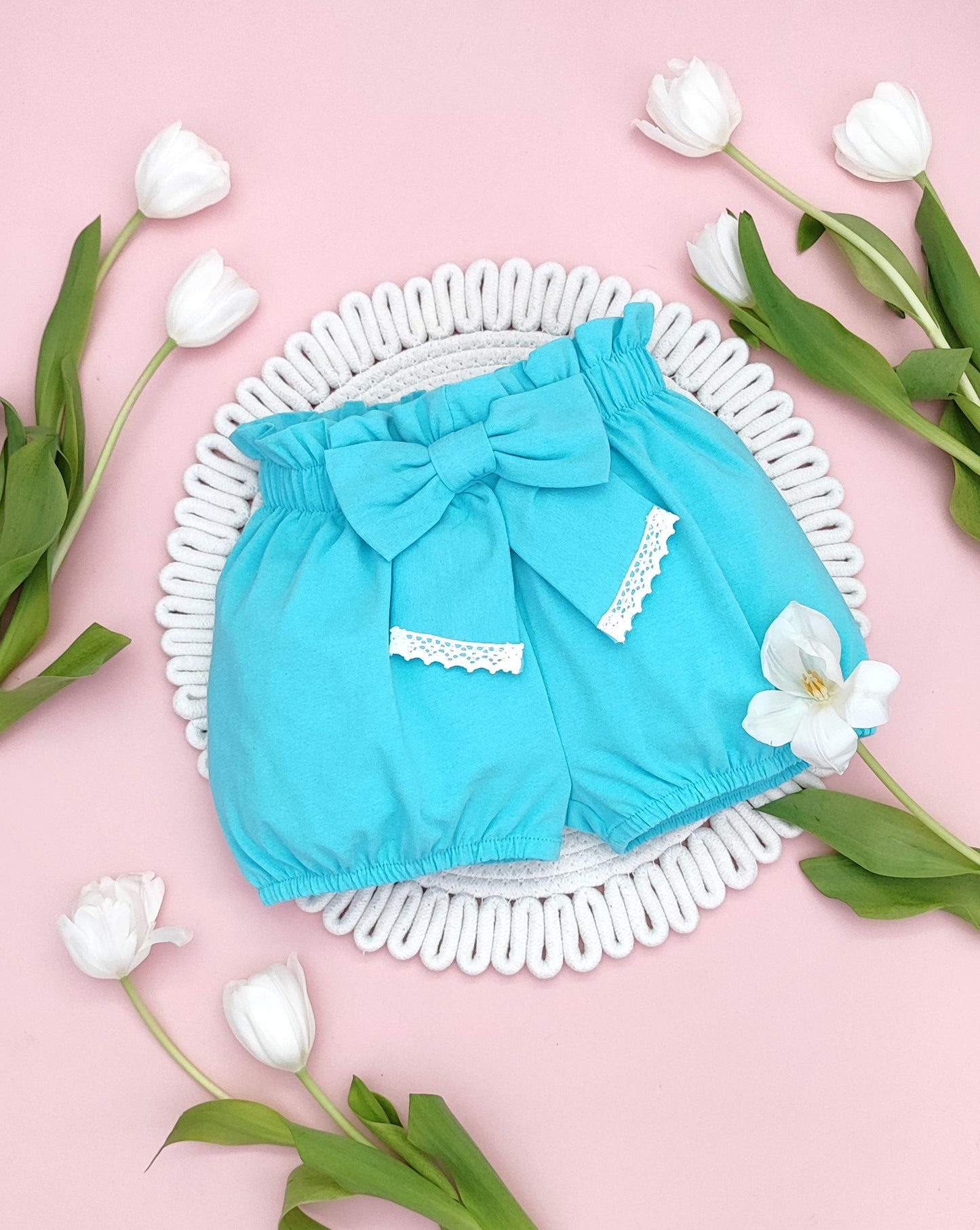 Shorts with a bow