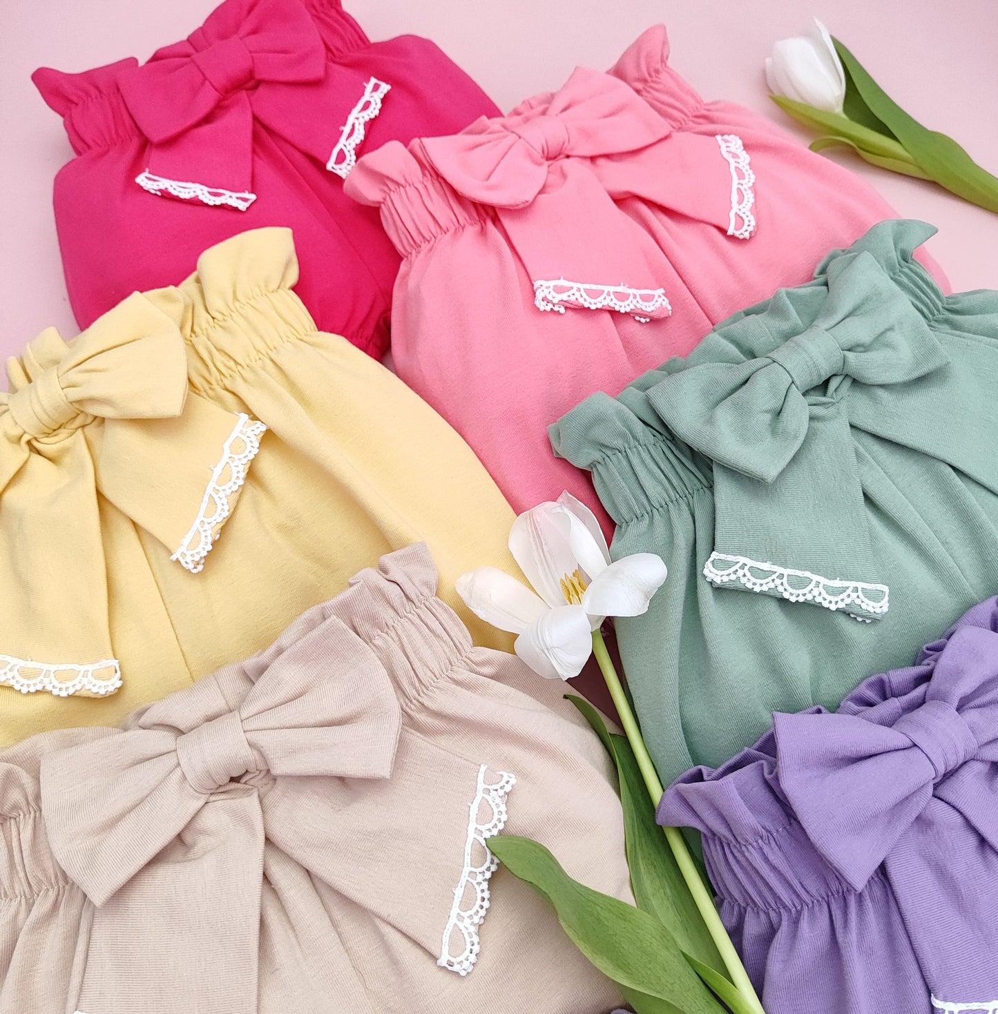 Shorts with a bow