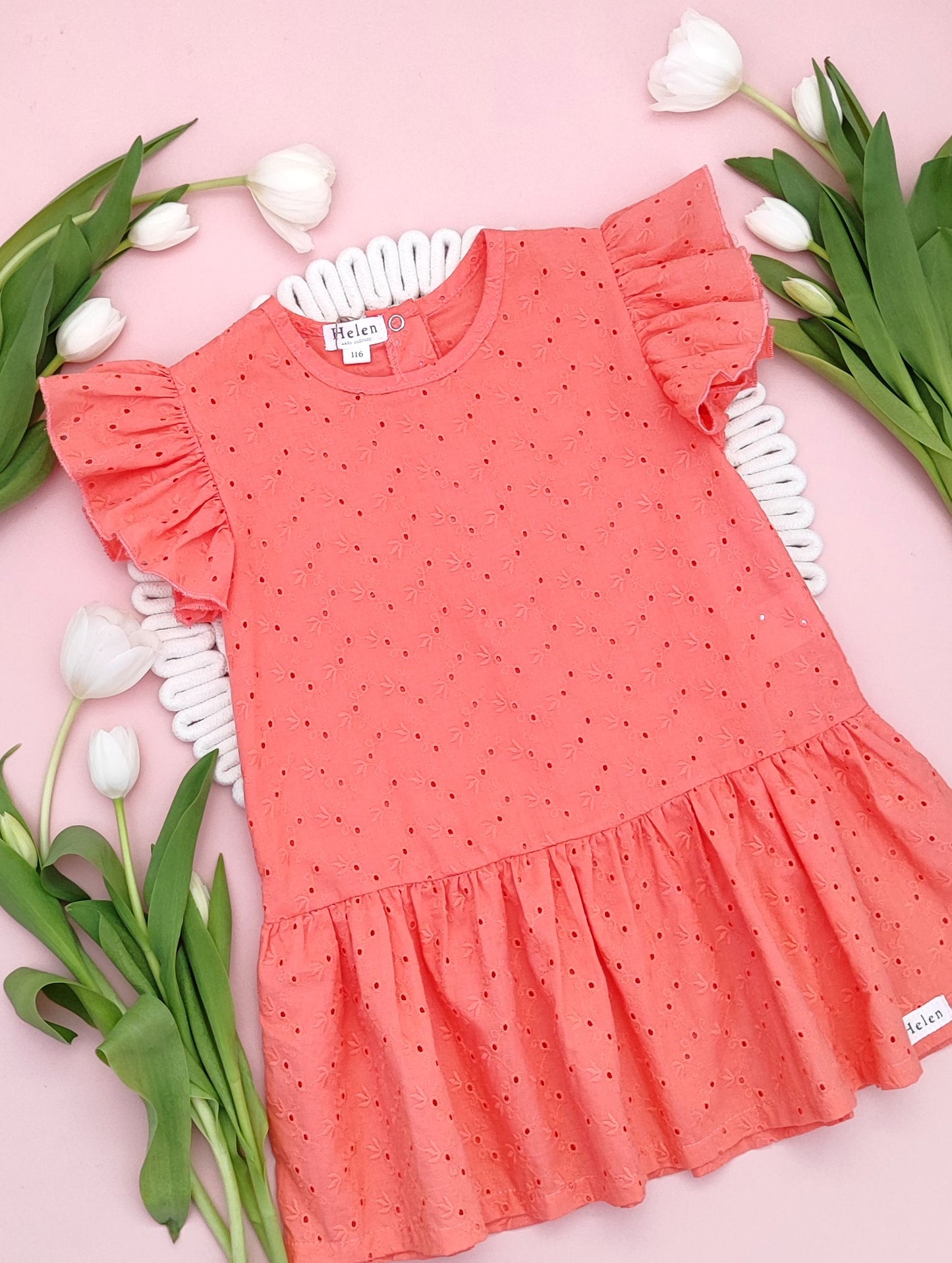 Embroidered cotton tunic