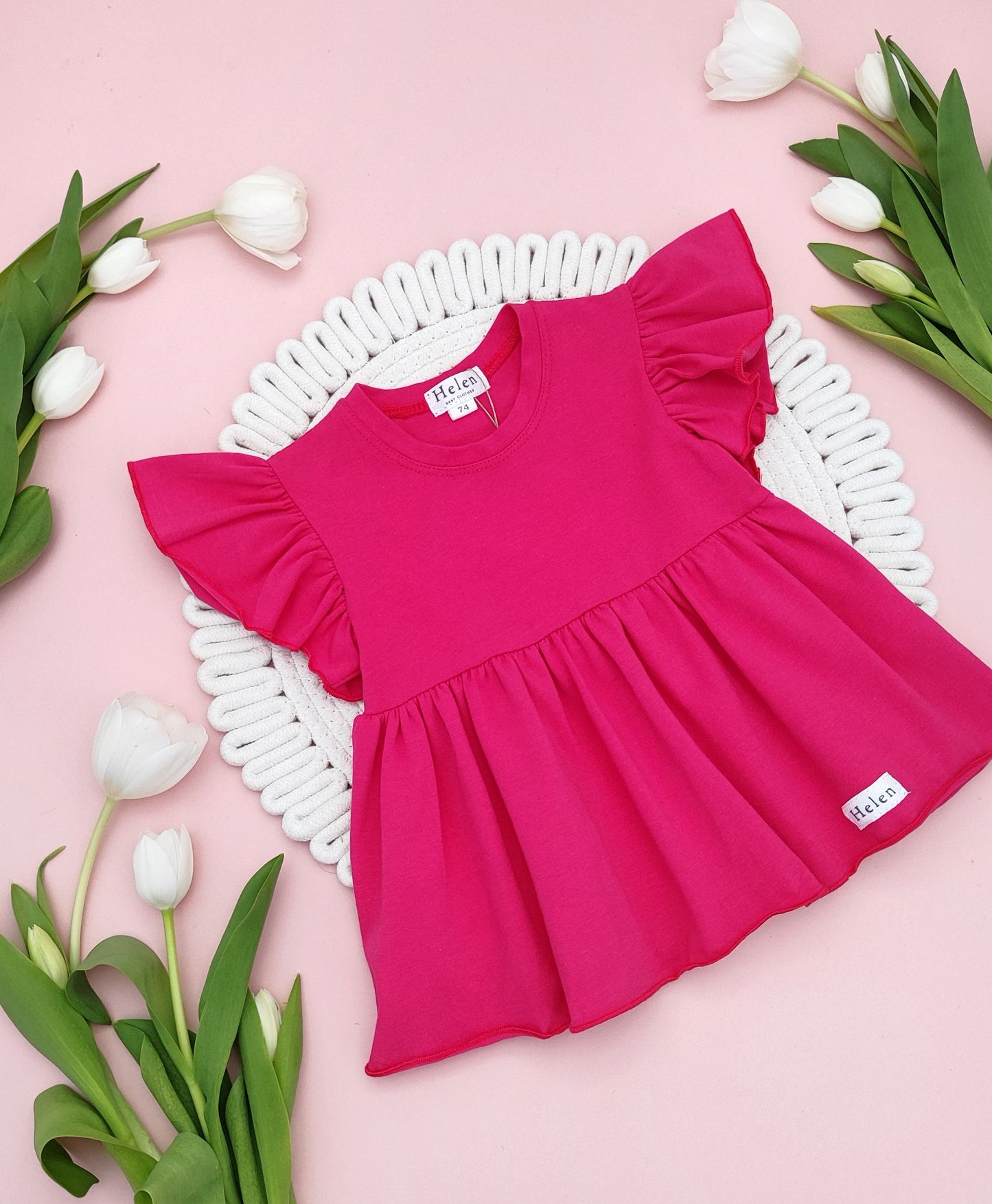 One colour tunic - butterfly