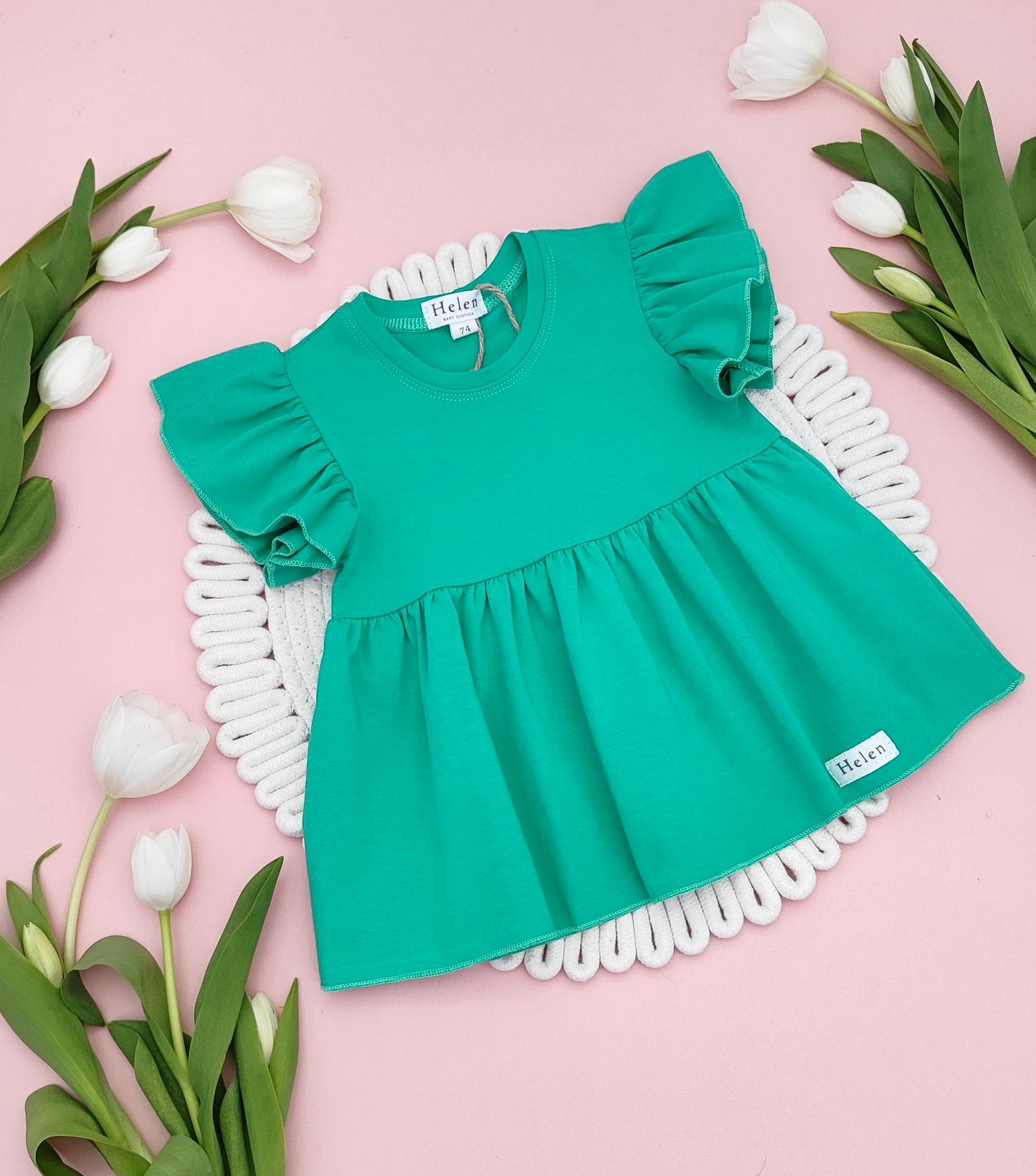 One colour tunic - butterfly