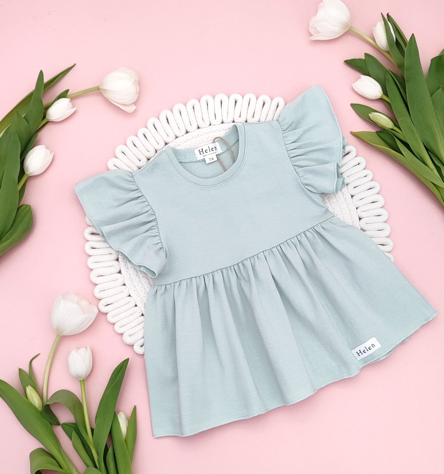One colour tunic - butterfly