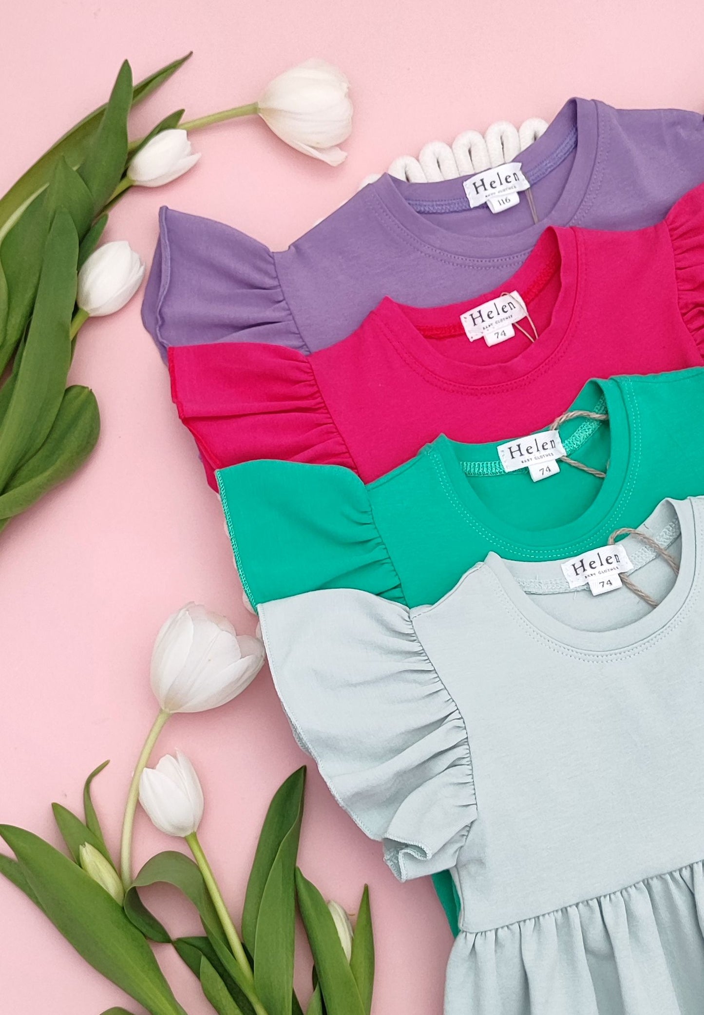 One colour tunic - butterfly