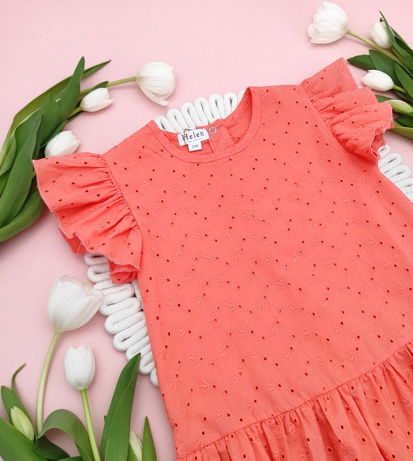 Embroidered cotton tunic