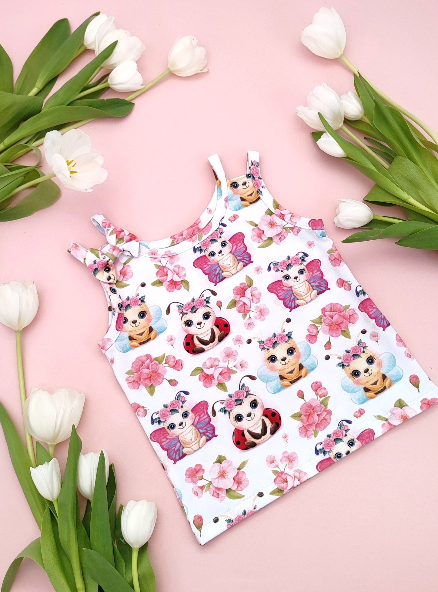 Printed vest top