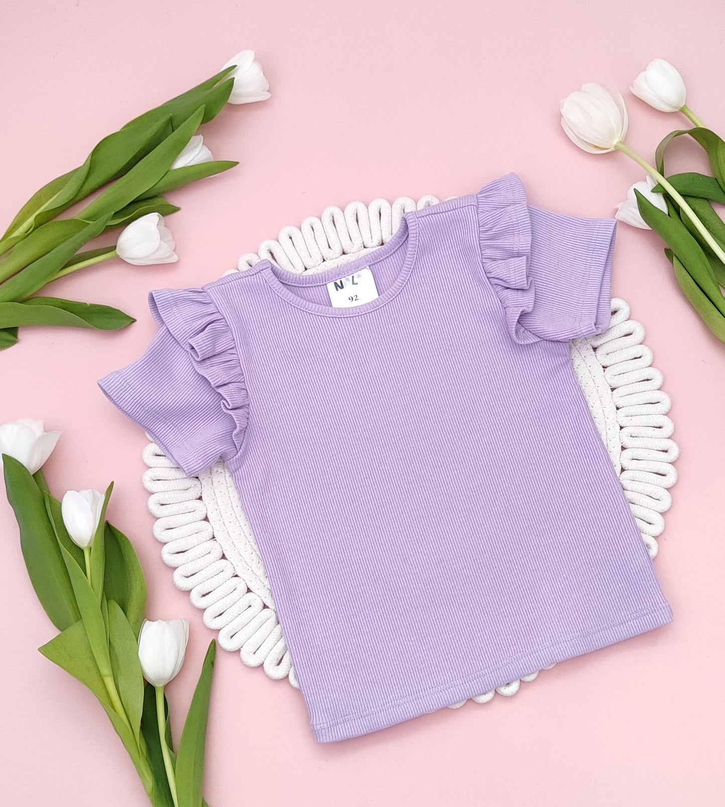 Ribbed cotton top