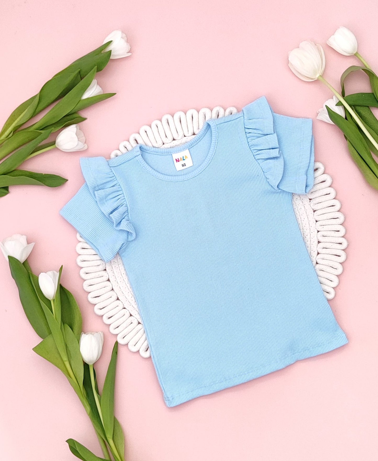 Ribbed cotton top