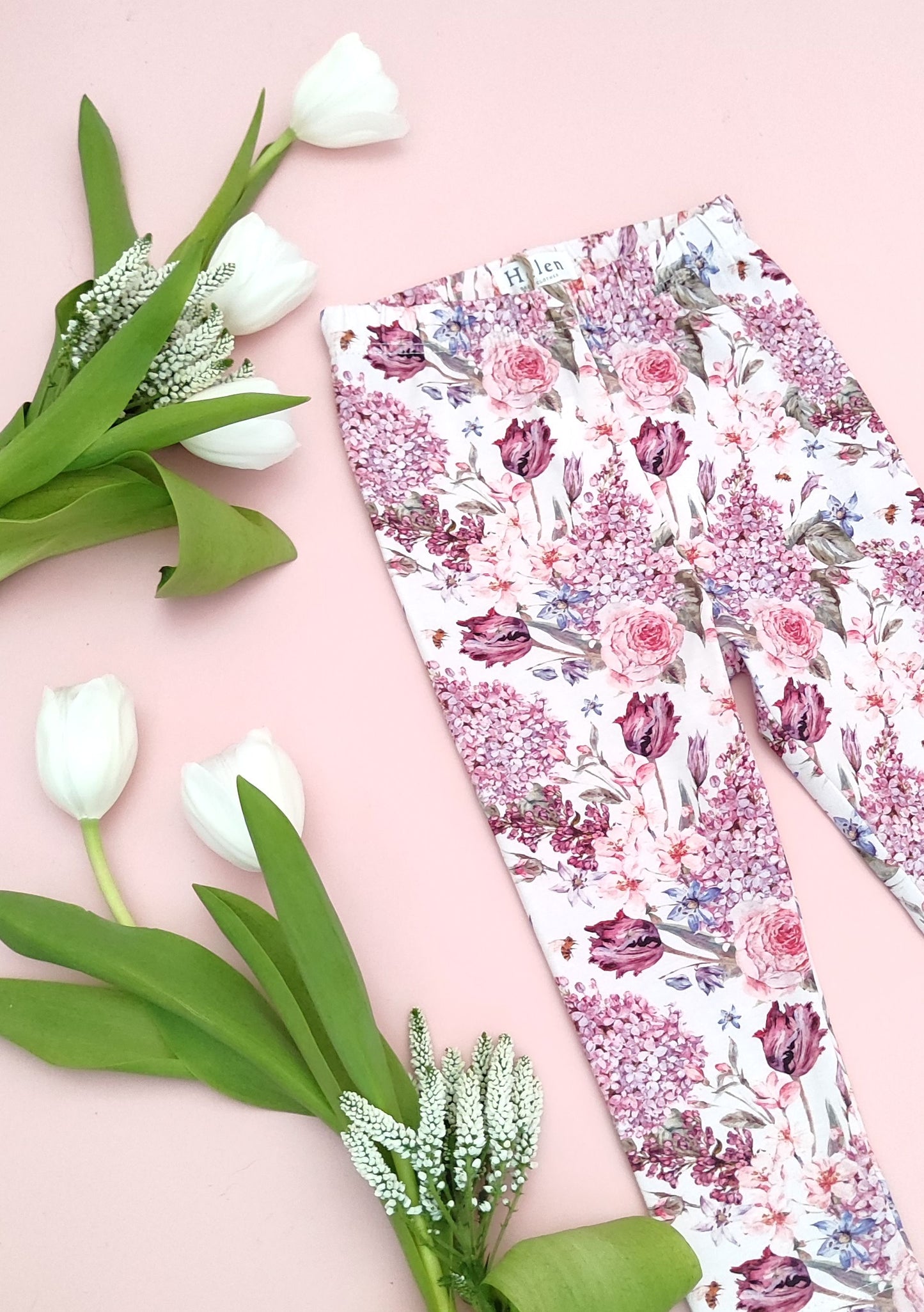 Pink lilac leggings