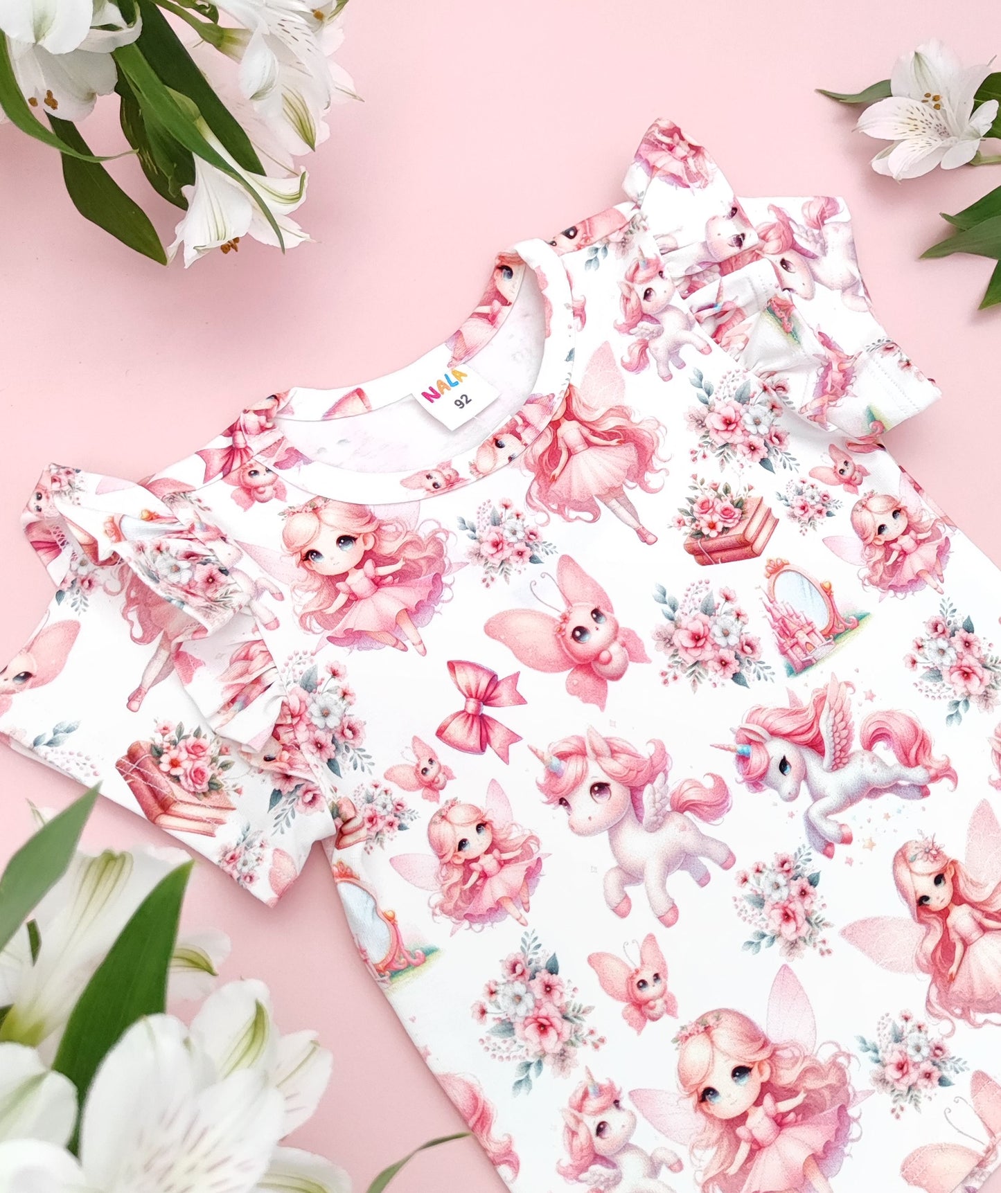 Fairytale short sleeve bodysuit