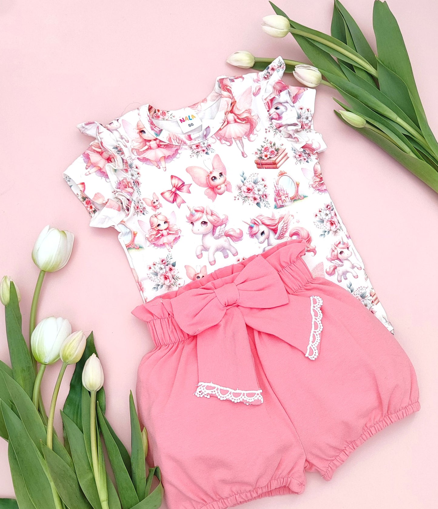 Fairytale short sleeve bodysuit