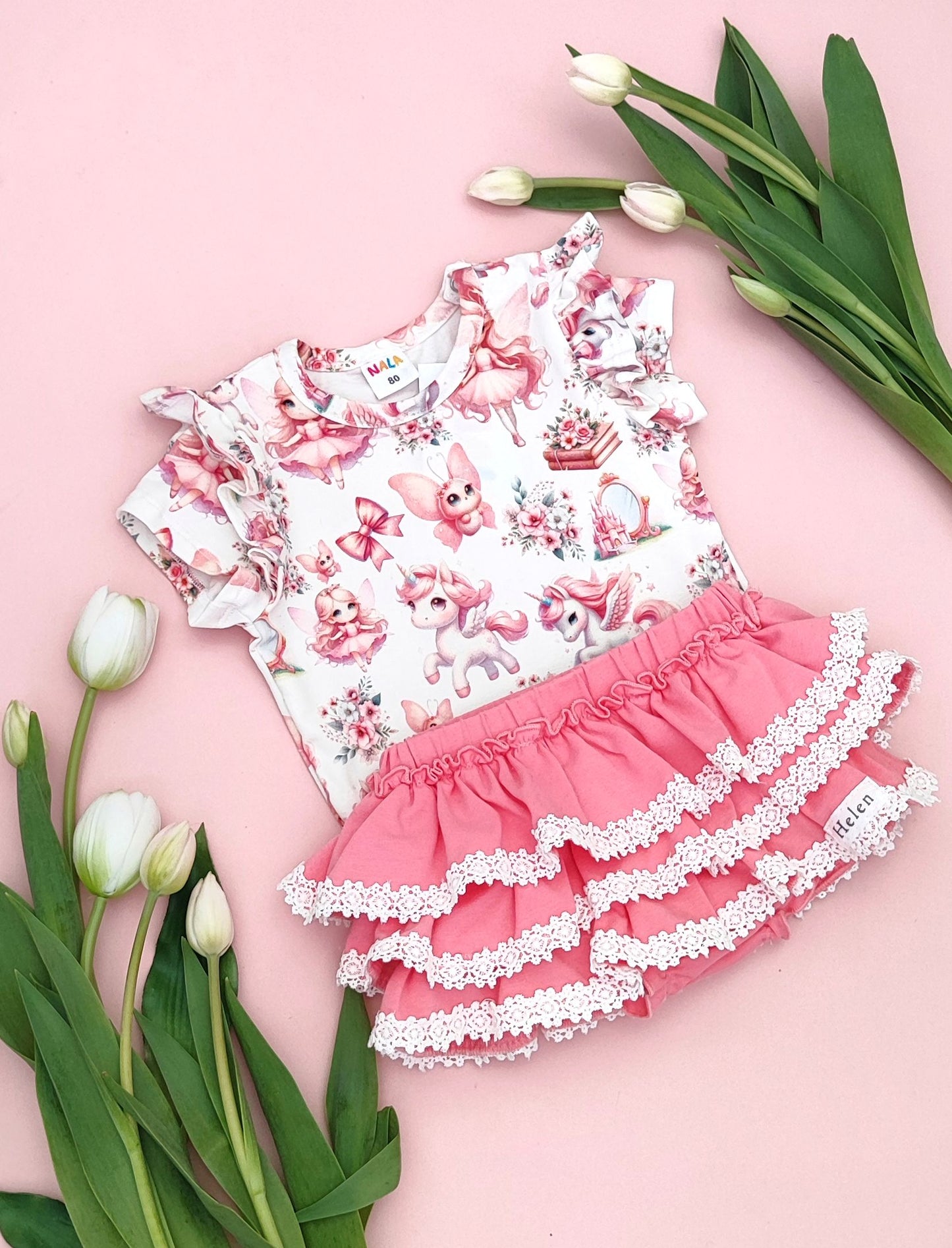 Fairytale short sleeve bodysuit