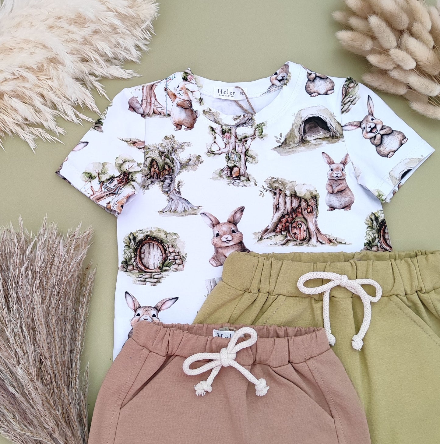 Short sleeve printed top