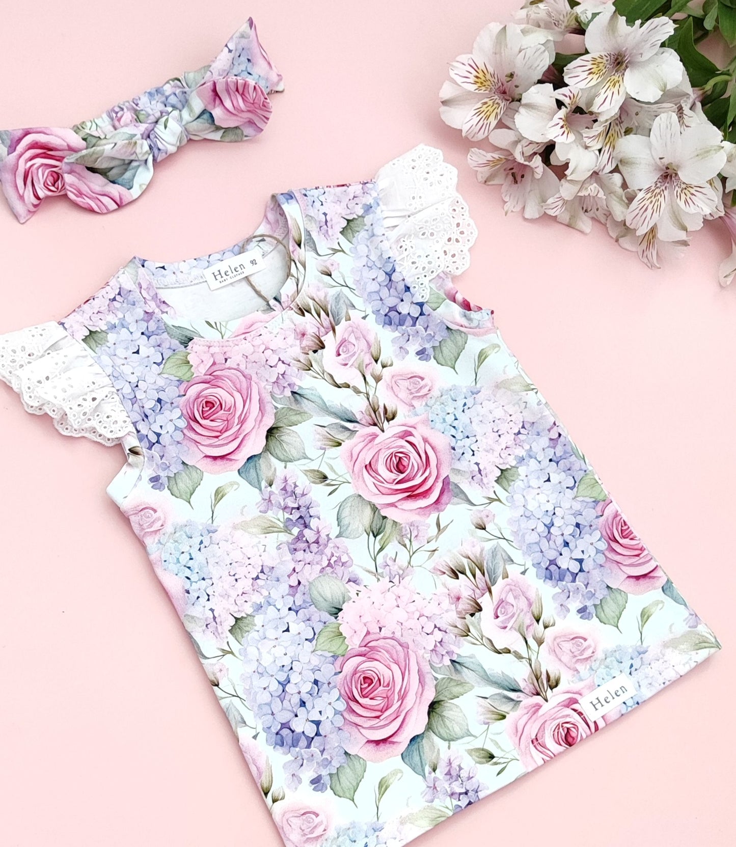 Hydrangea headband