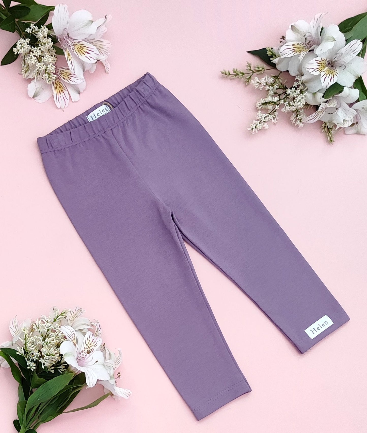 One colour leggings