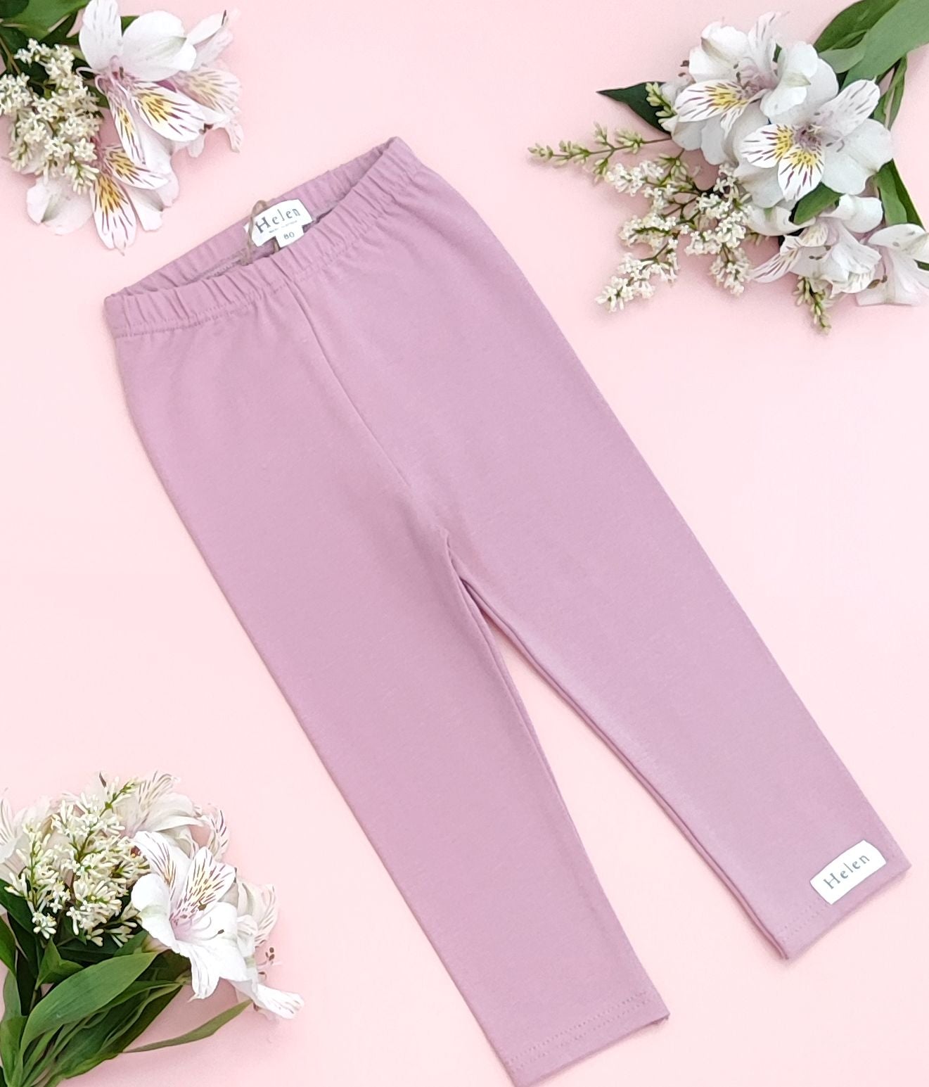 One colour leggings