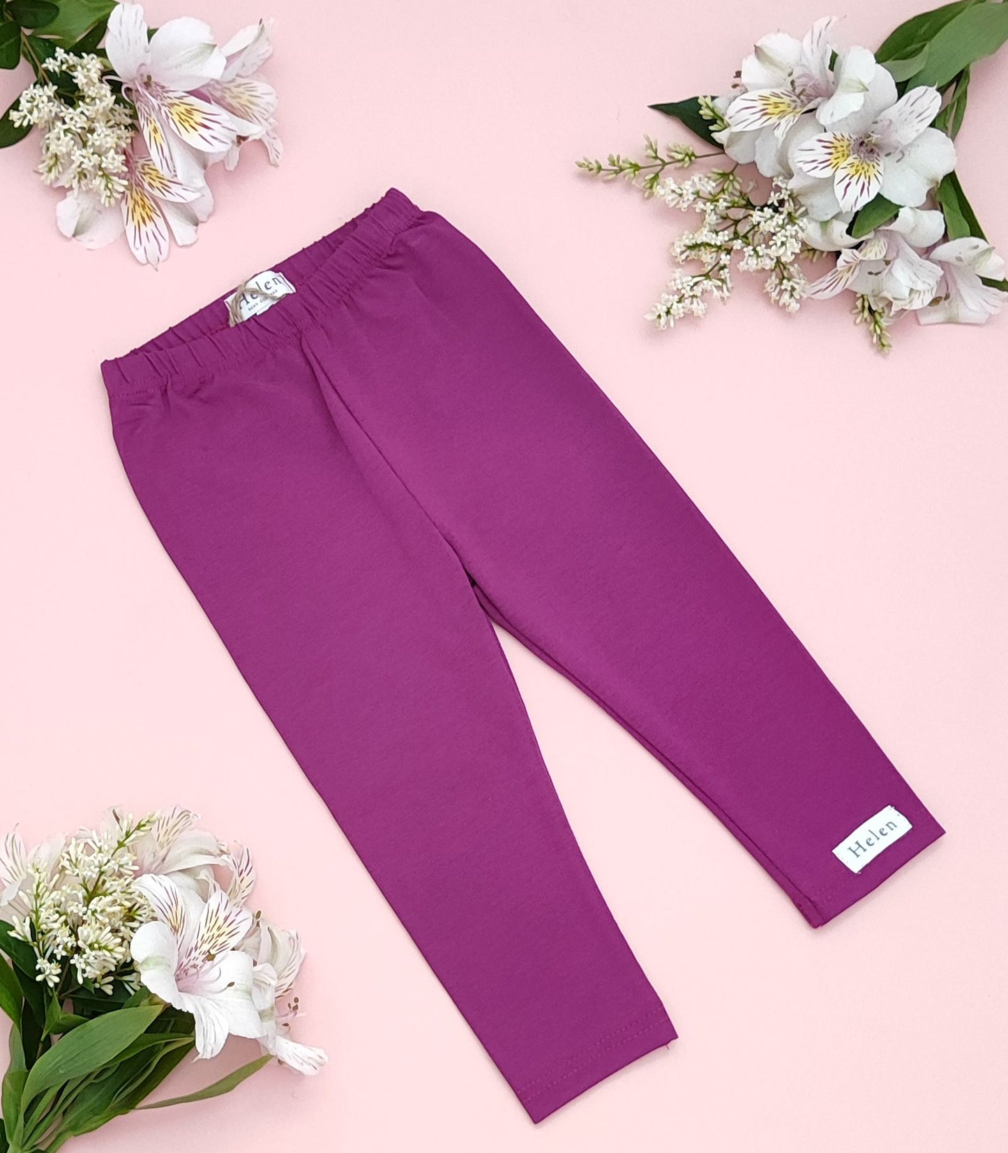 One colour leggings