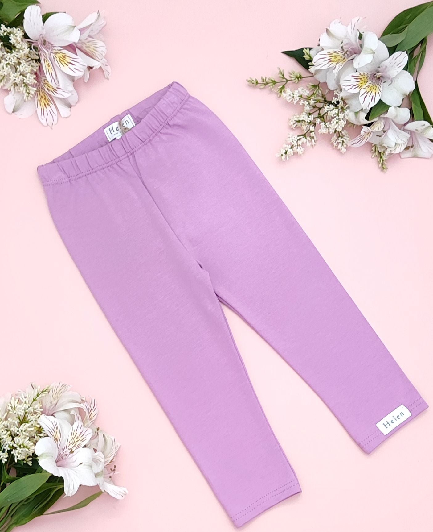 One colour leggings