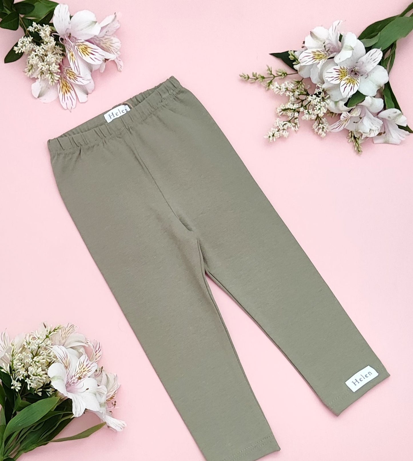 One colour leggings