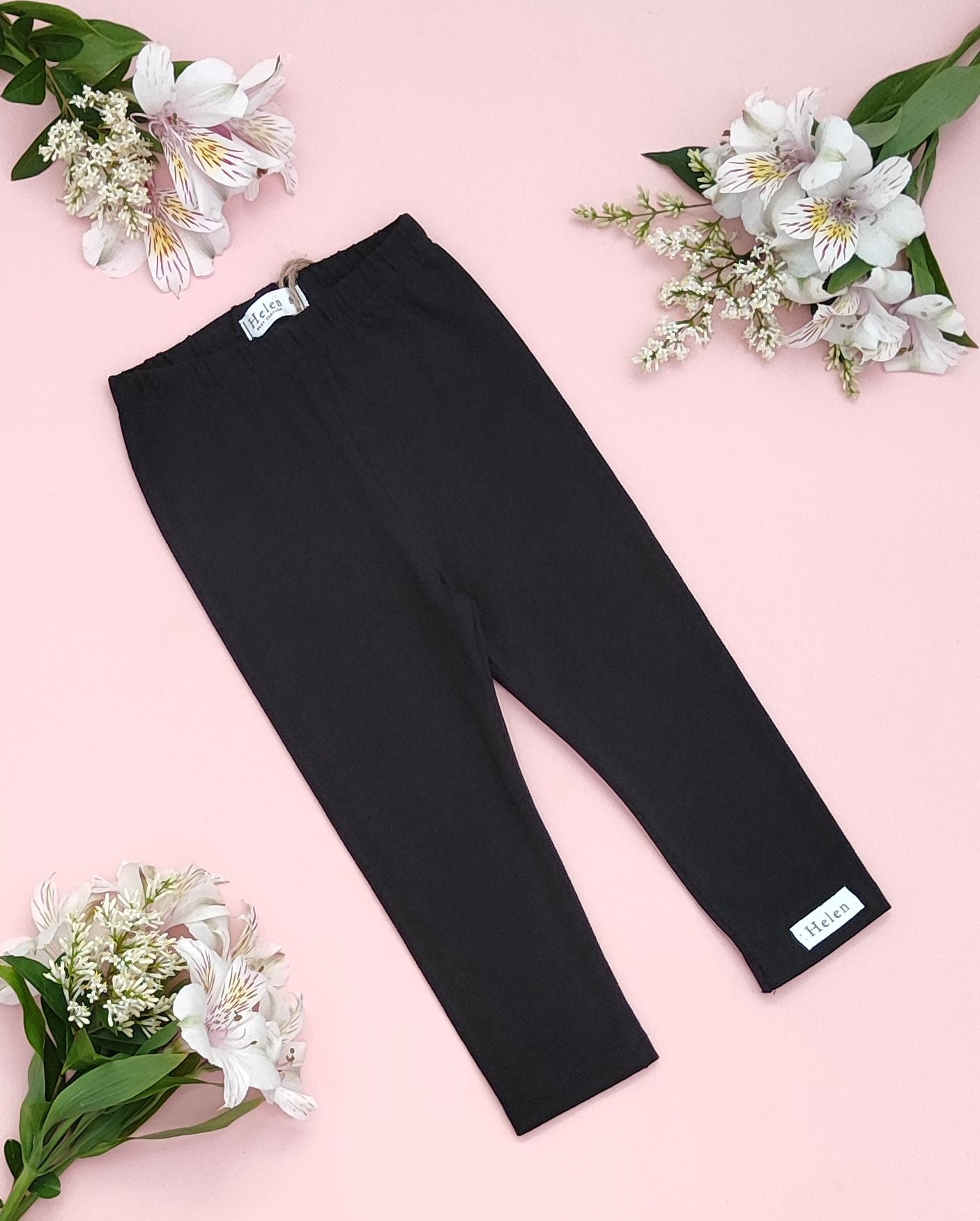 One colour leggings