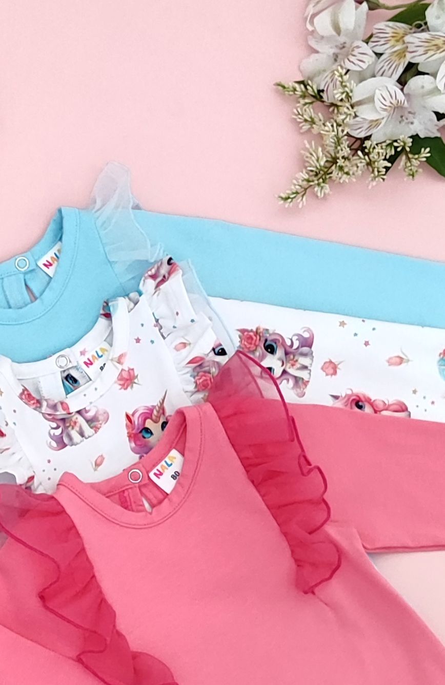 Unicorns one colour long sleeve top