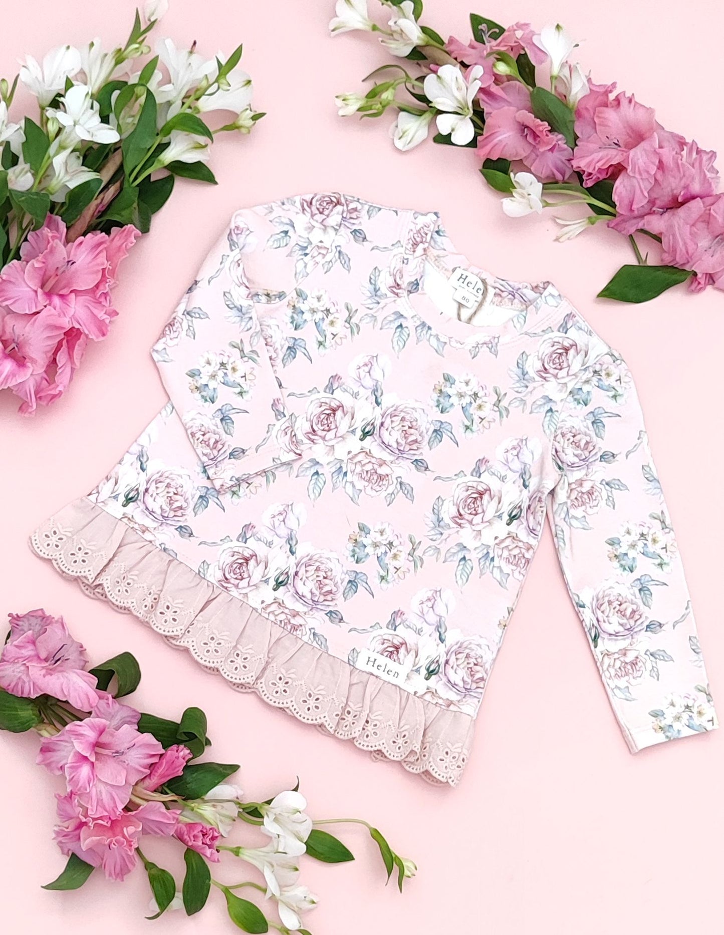 Rose garden top - tunic