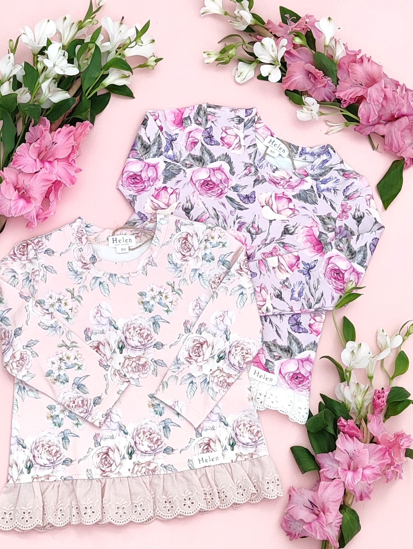 Rose garden top - tunic