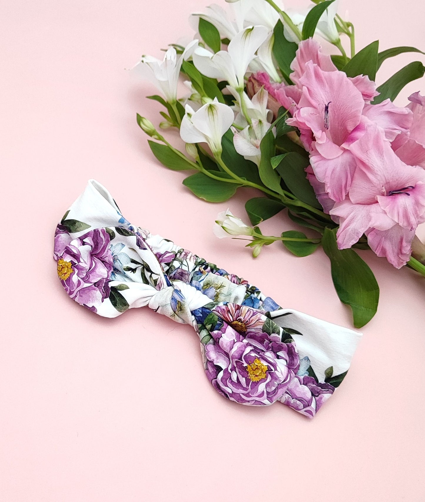 Purple garden headband