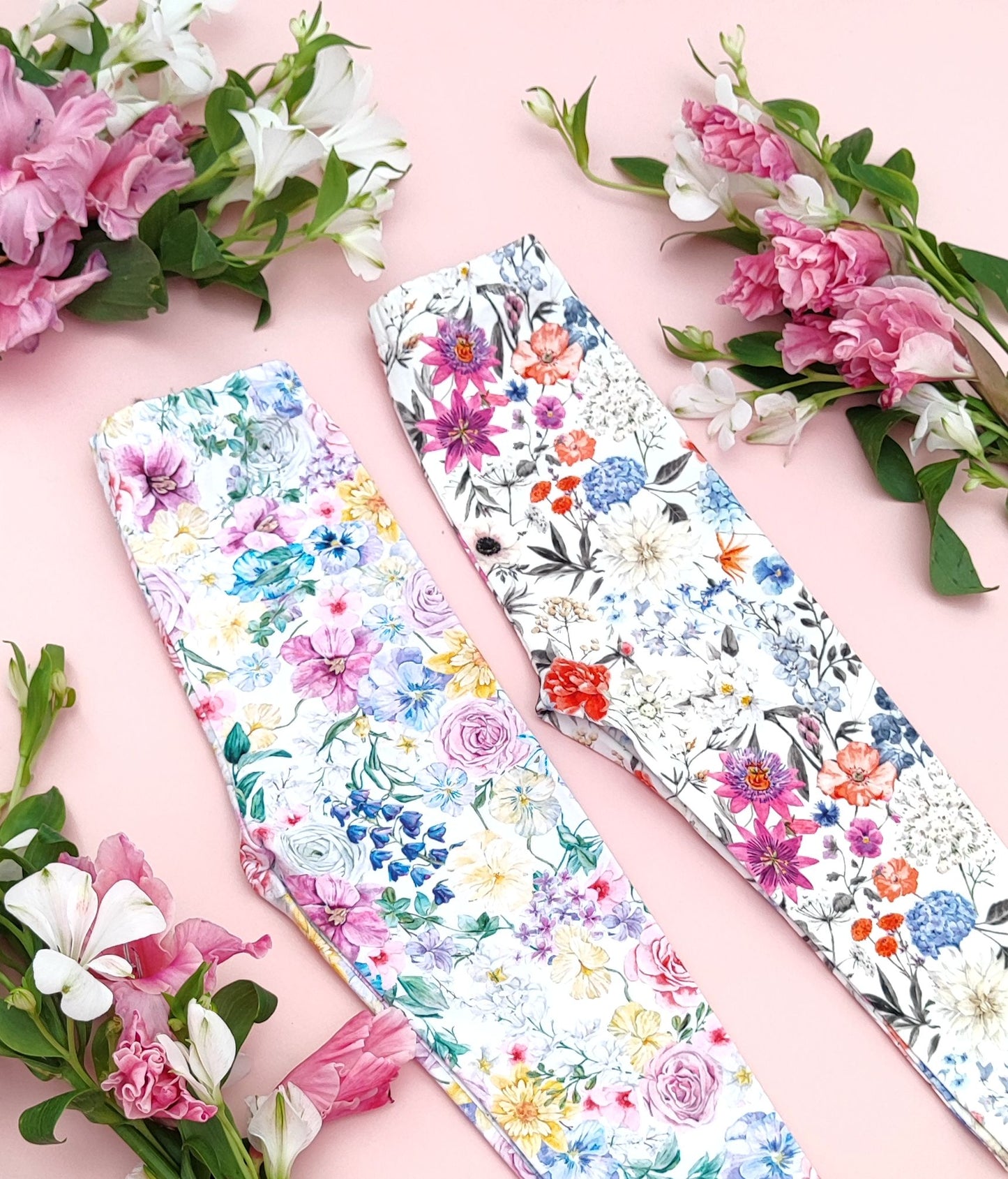 Multicolour flower leggings