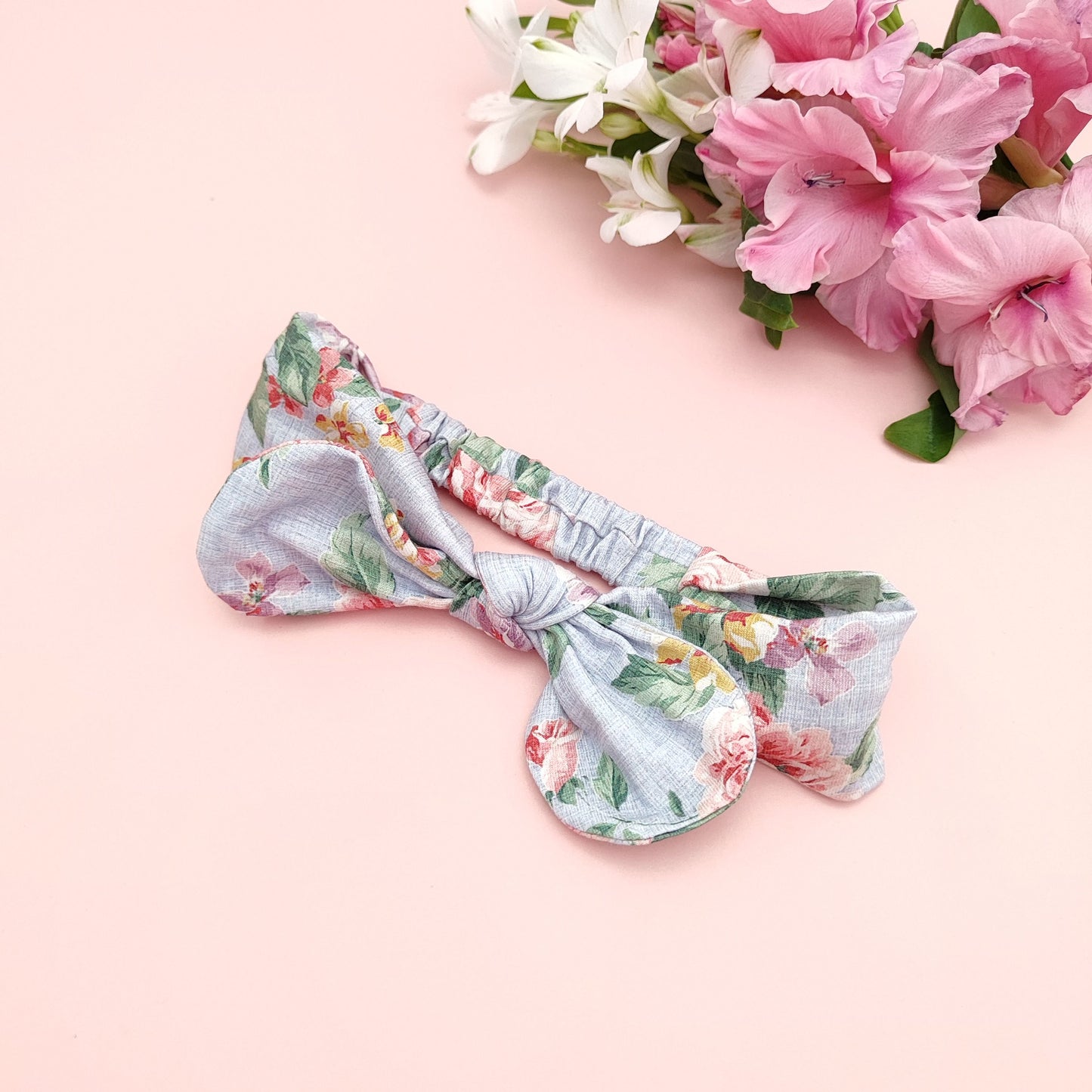 Red flowers headband