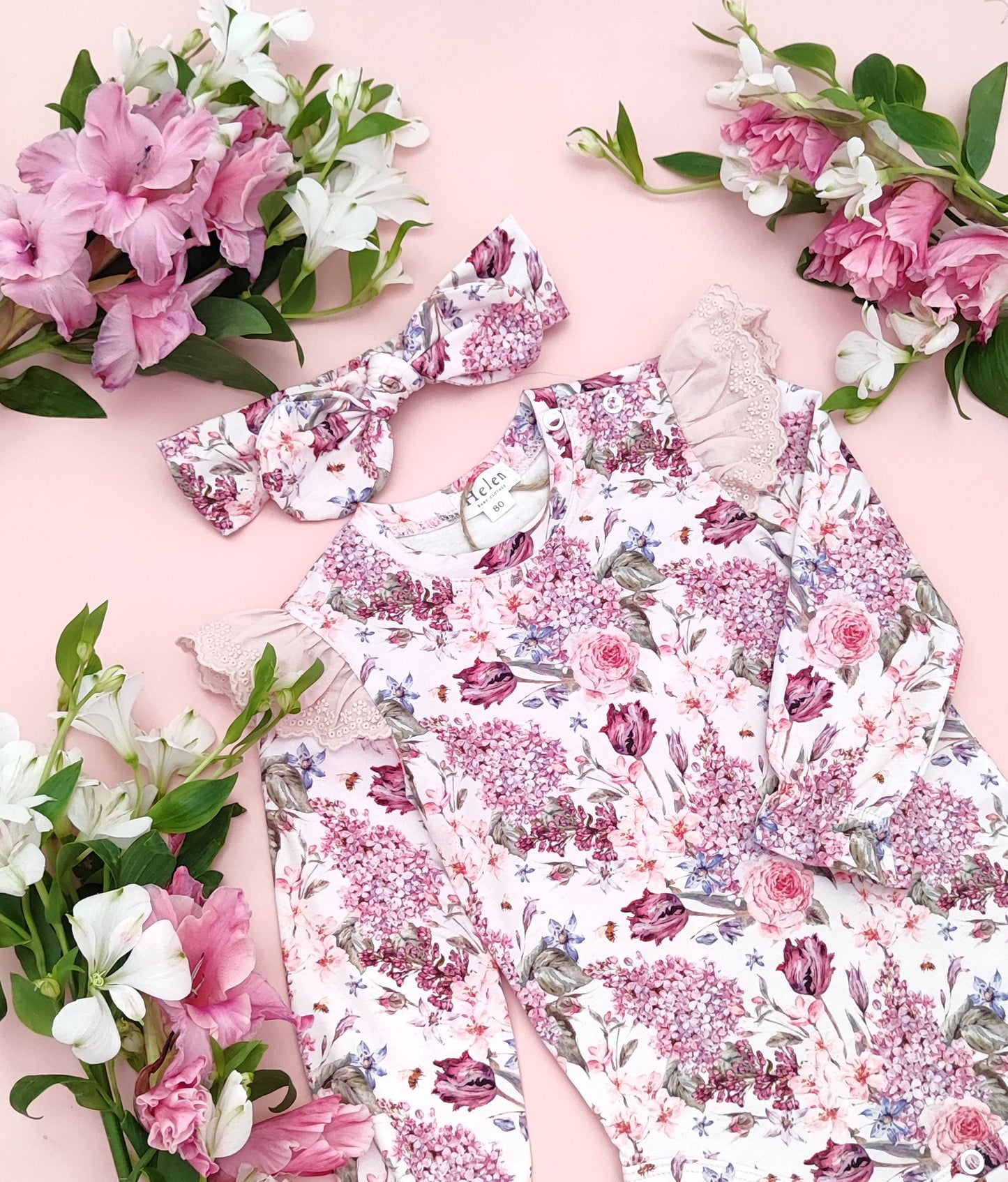 Pink lilac bodysuit