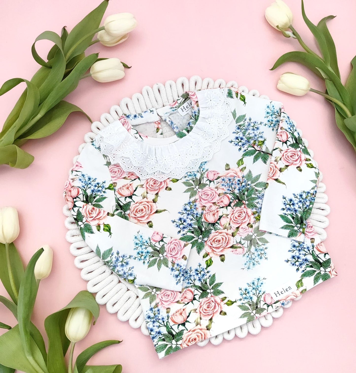 Flora long sleeve tops