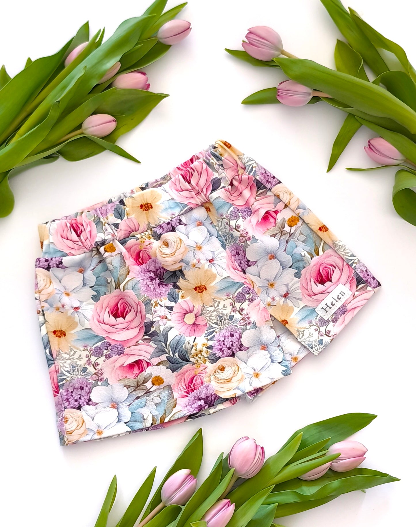 Colourful garden skort