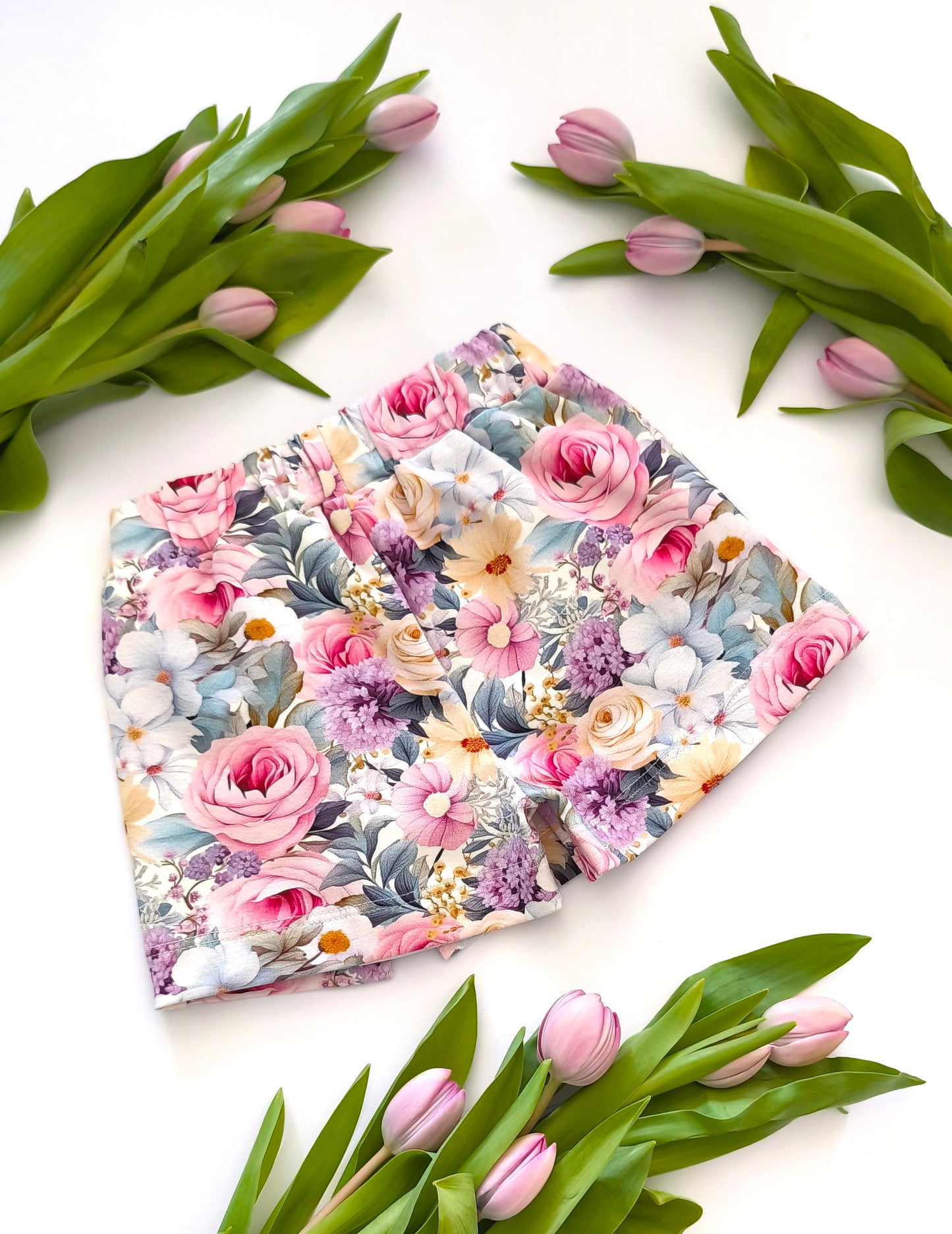 Colourful garden skort
