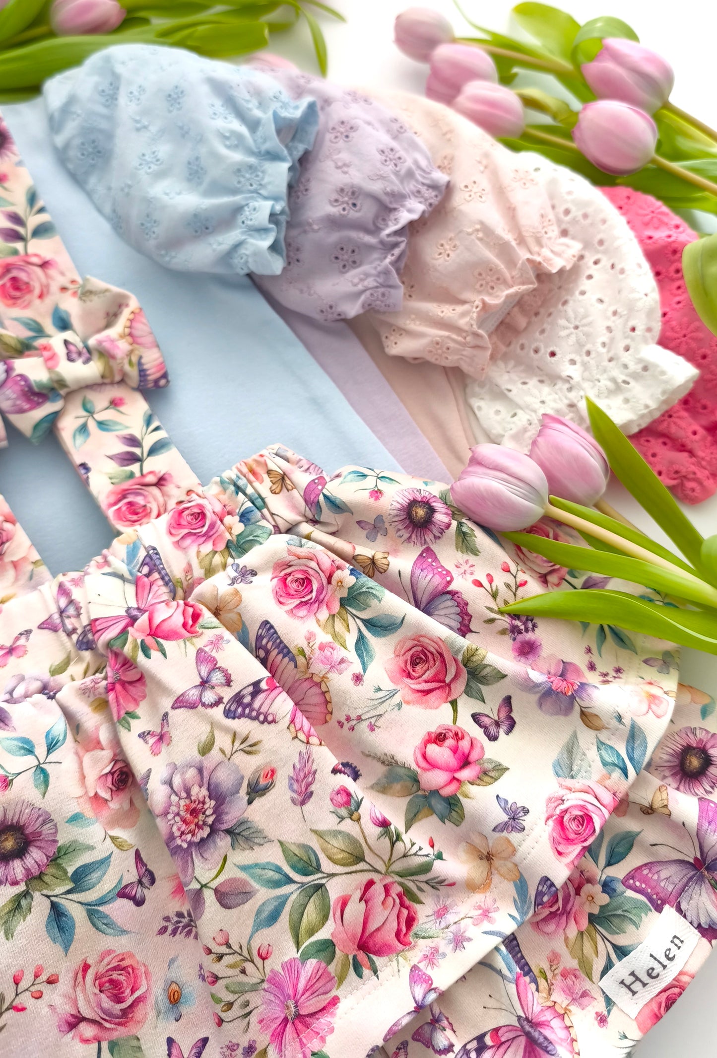 Little butterflies dungaree skirt